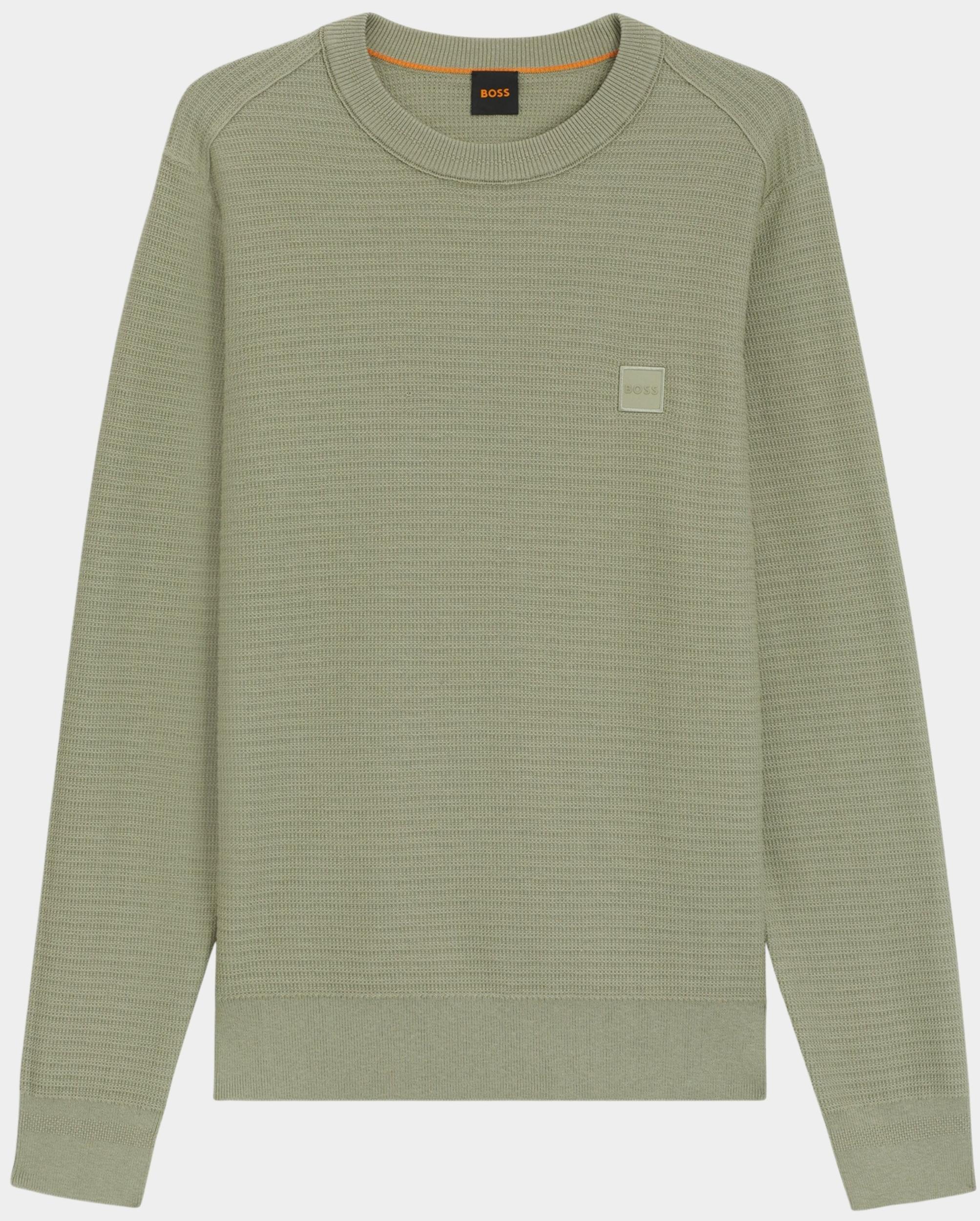 BOSS Orange Pullover Groen Anion_S 10265864 01 50527584/370