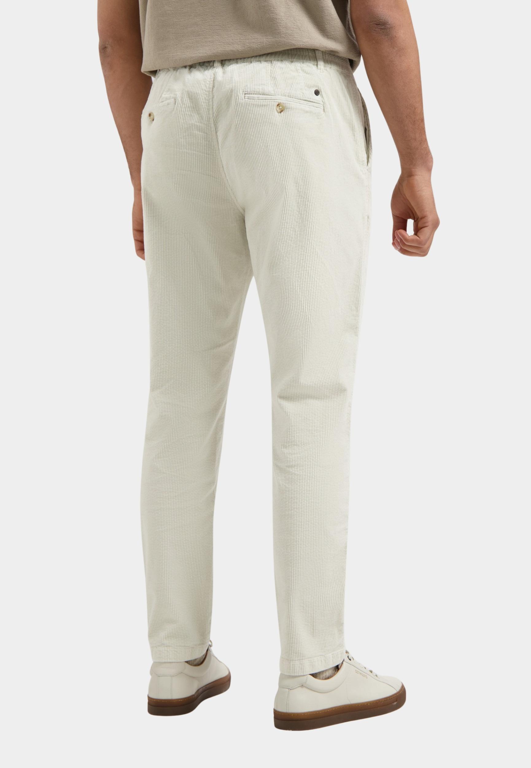 Dstrezzed Ribbroek Wit DS_Logan Lt. Wide Rib Chino 501956/107