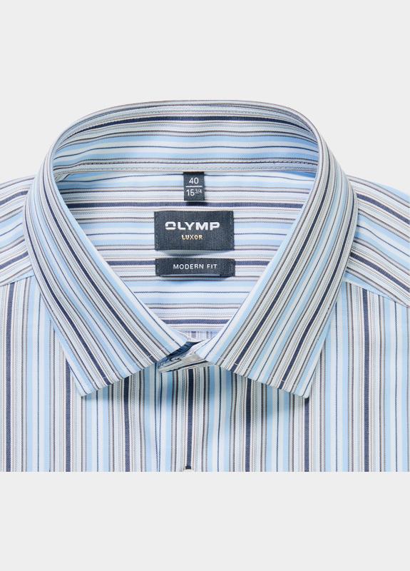 Olymp Zakelijk overhemd heren Blauw Luxor 127214/11