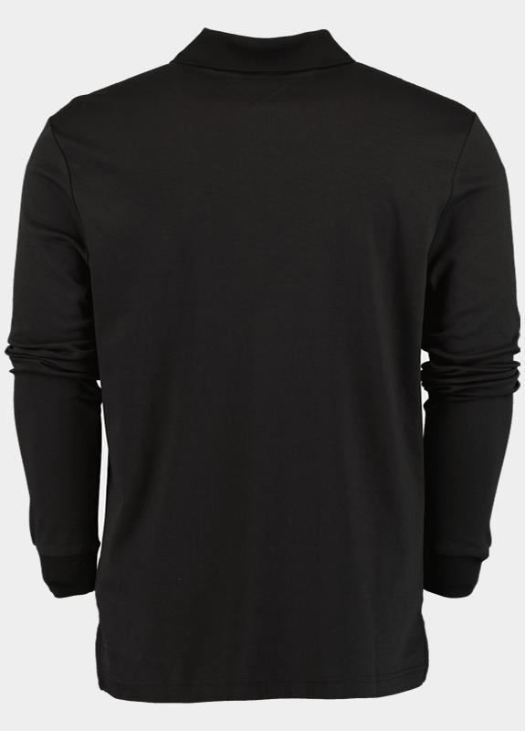 Tommy Hilfiger Polo lange mouw Zwart L/S LIQUID COTTON RE MW0MW37317/BDS