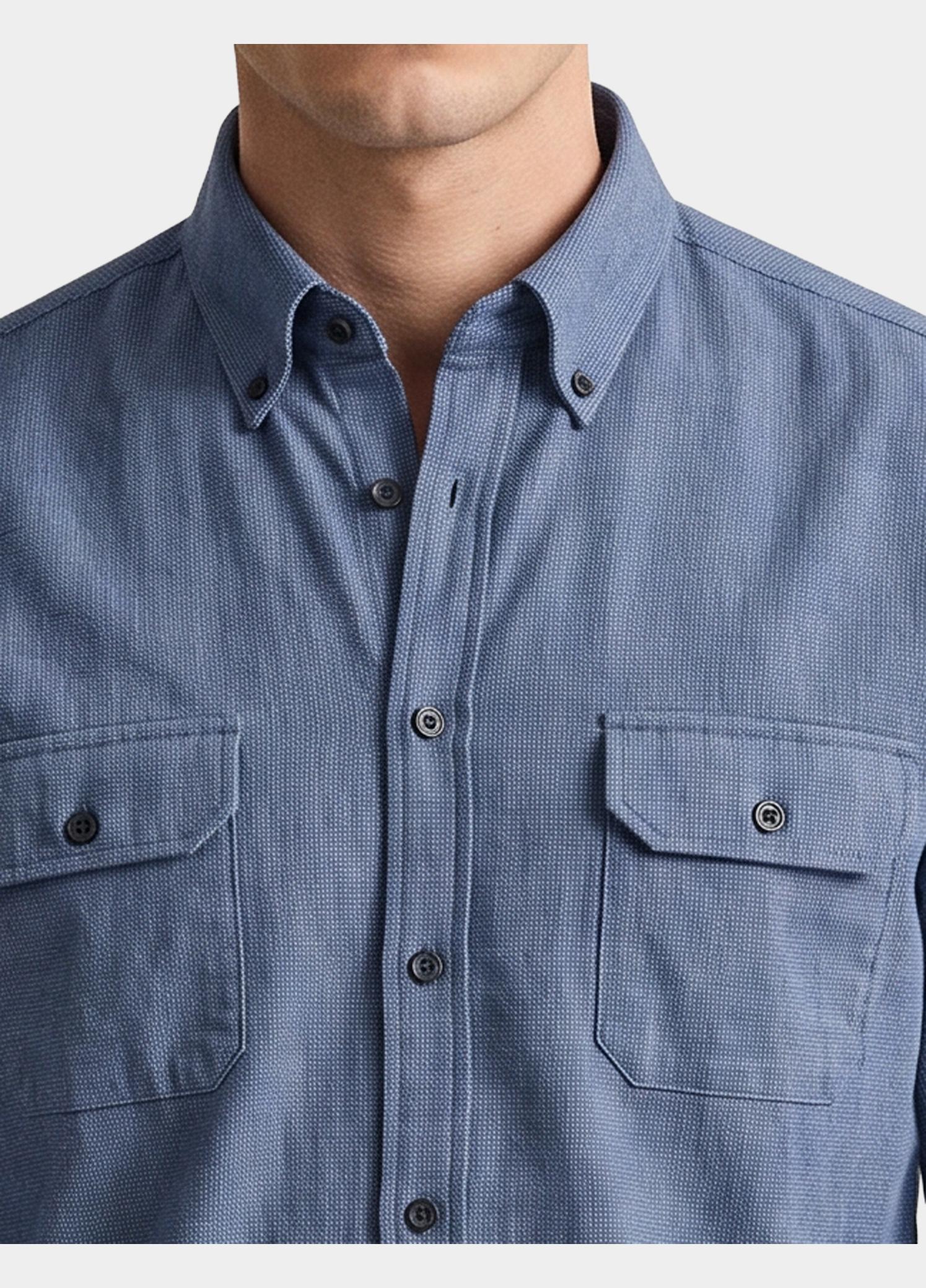 Casamoda Overhemd heren Blauw  126132040/100