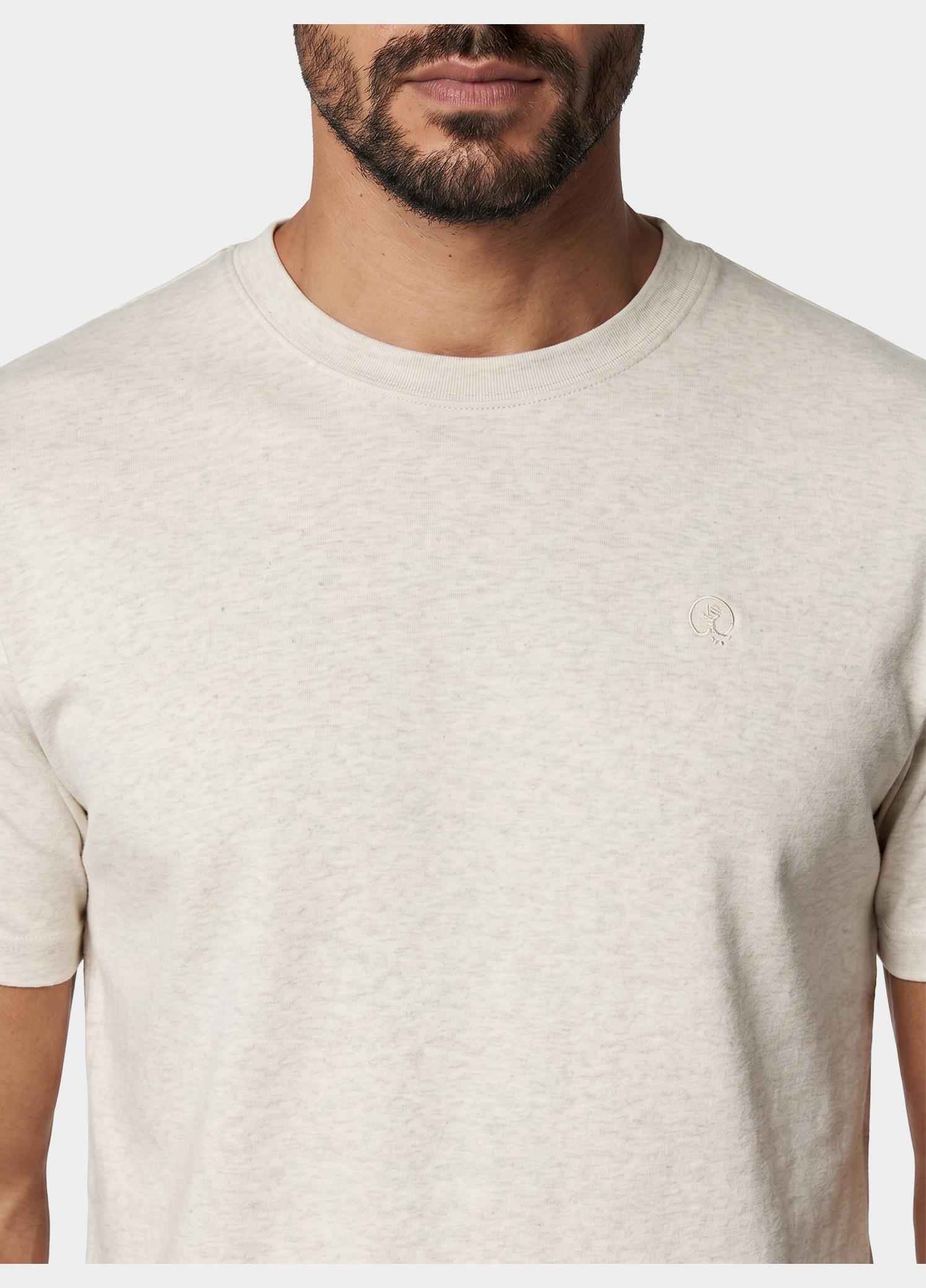 Cast Iron T-shirt korte mouw Beige Short sleeve r-neck regular f CTSS2606590/911