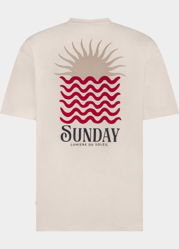 Supply & Co. T-shirt korte mouw Wit Ezra T-shirt With Backprint SCO26118EZ03/1002