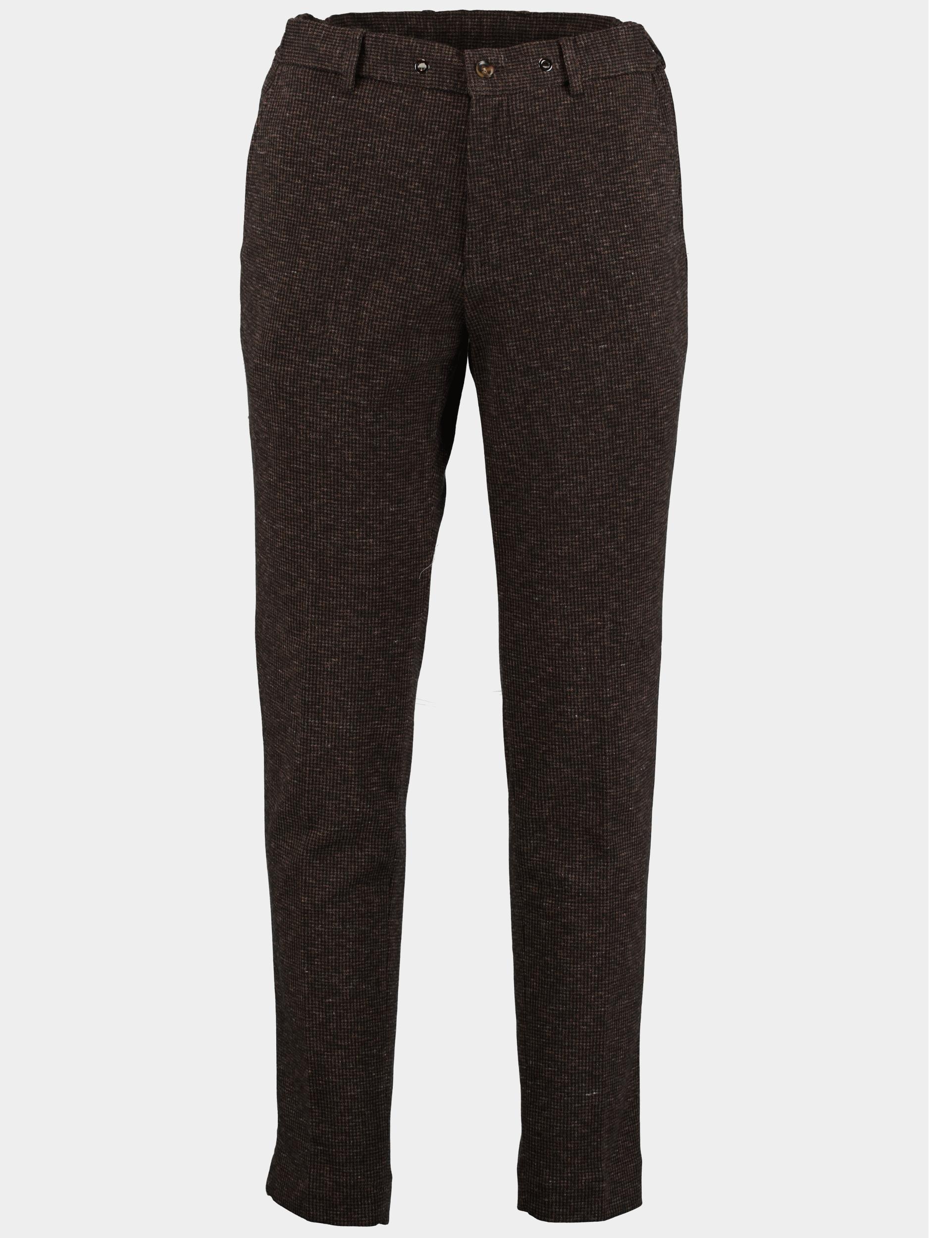 Bos Katoenen Broek Bruin Das Trouser 233028DA51BO/840 coffee bean