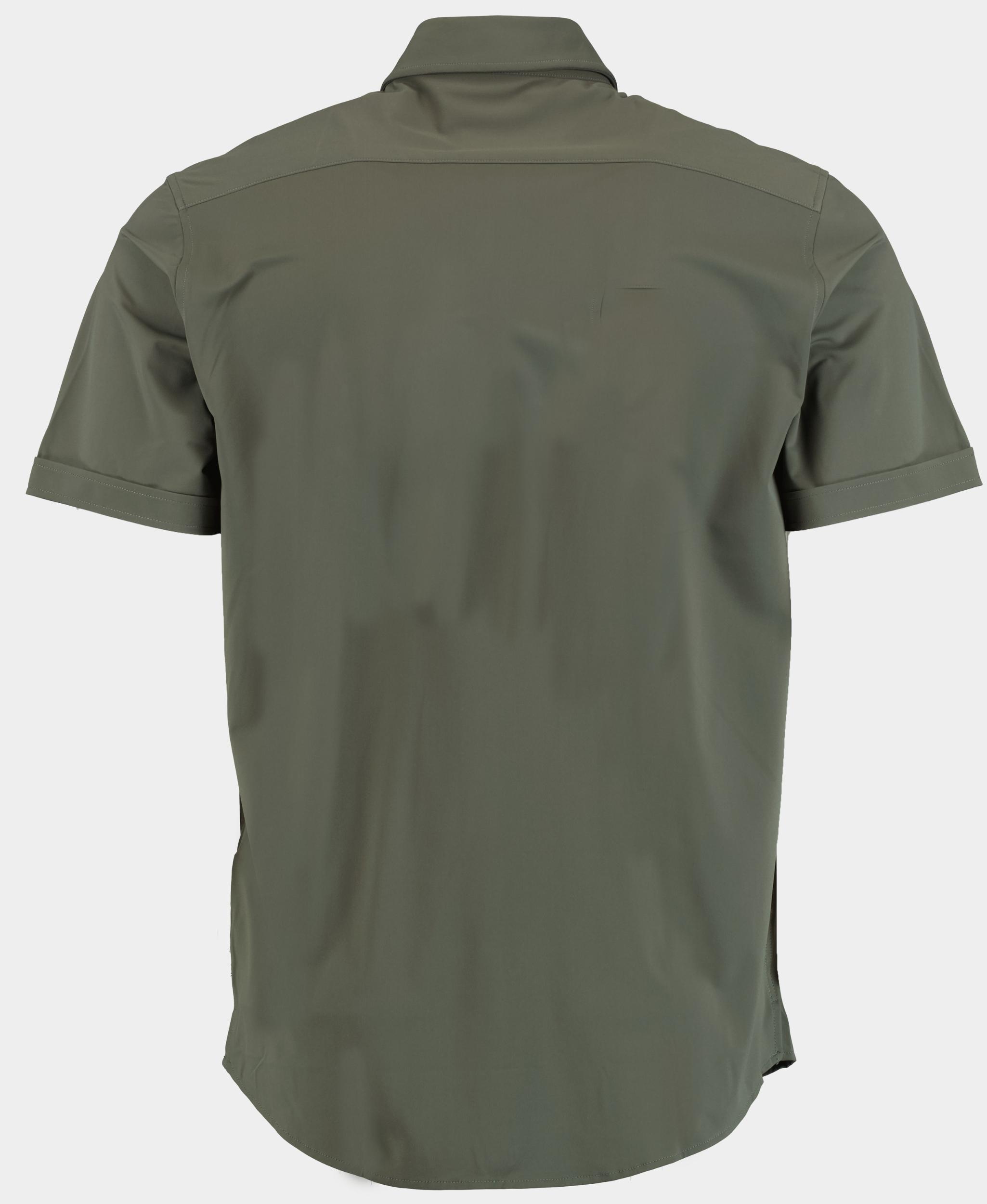 Bos Casual hemd lange mouw Groen Tecnical shirt LM 42570025A/327 Forest