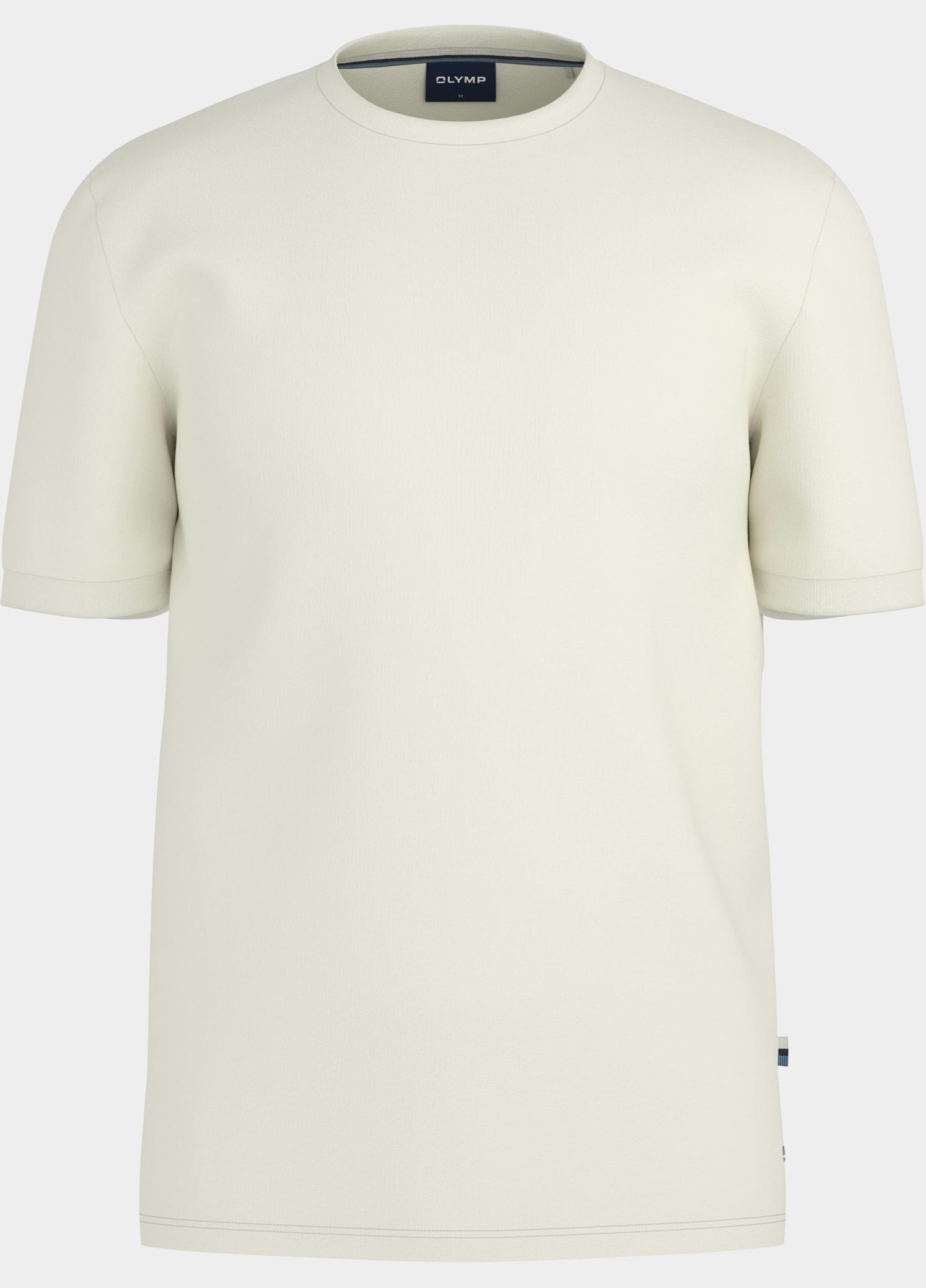 Olymp T-shirt heren Beige Wool Blend T-Shirt 560522/02