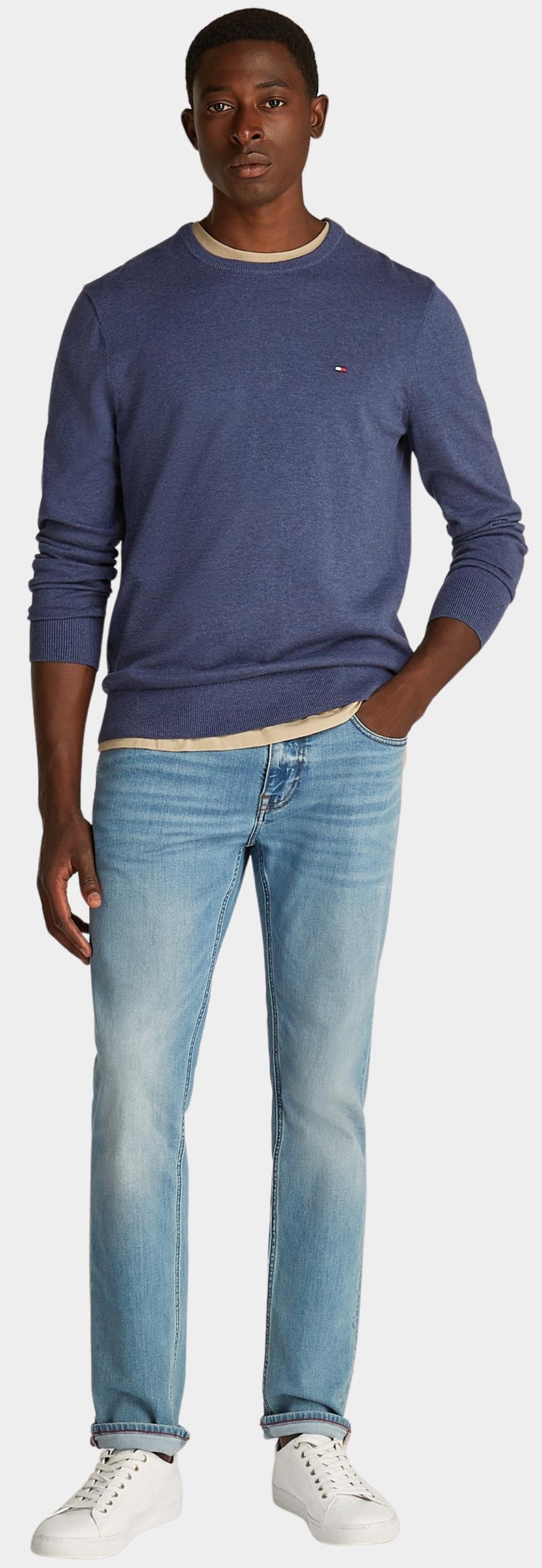 Tommy Hilfiger Pullover Blauw Essential SSNL Cotton Crew Nec MW0MW39999/DVI