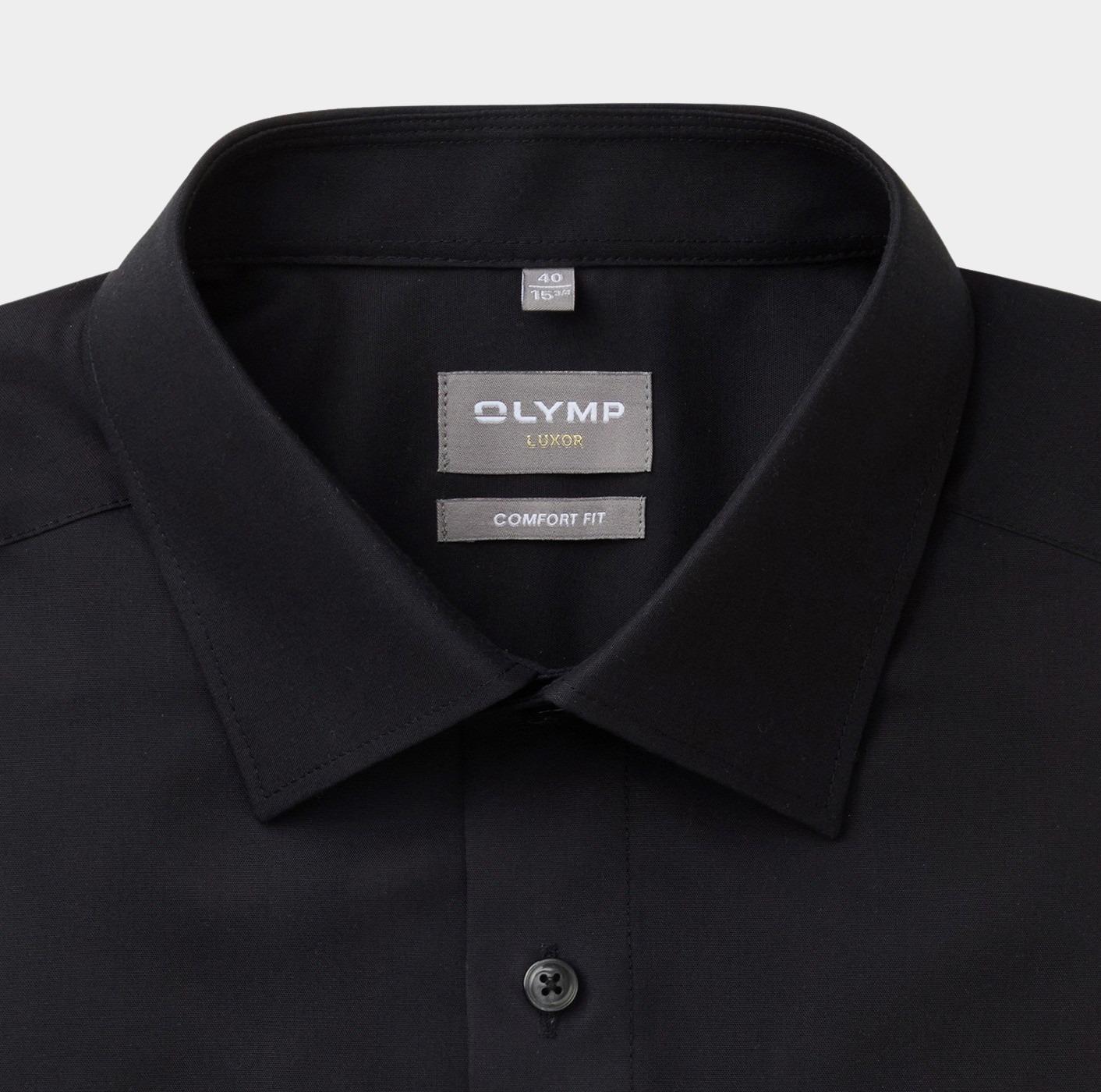 Olymp Business hemd lange mouw Zwart 0254/64 Hemden 025464/68