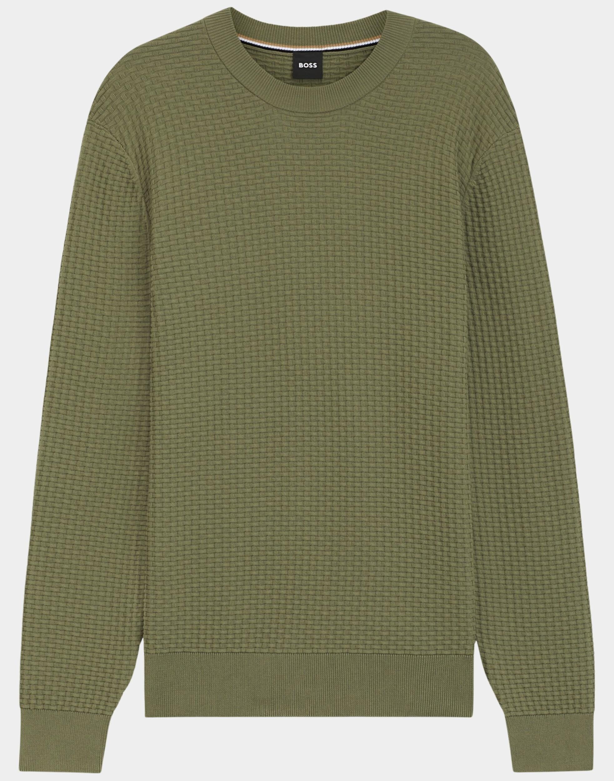 BOSS Black Pullover Groen H-Imberto 10273062 01 50545283/314