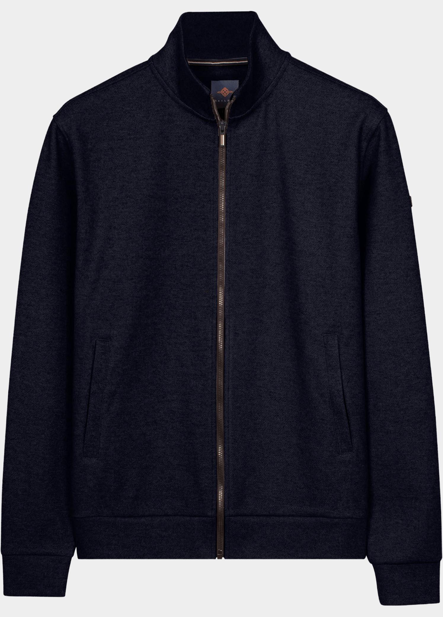Baileys Vest heren Blauw Cardigan Zip 622280/60