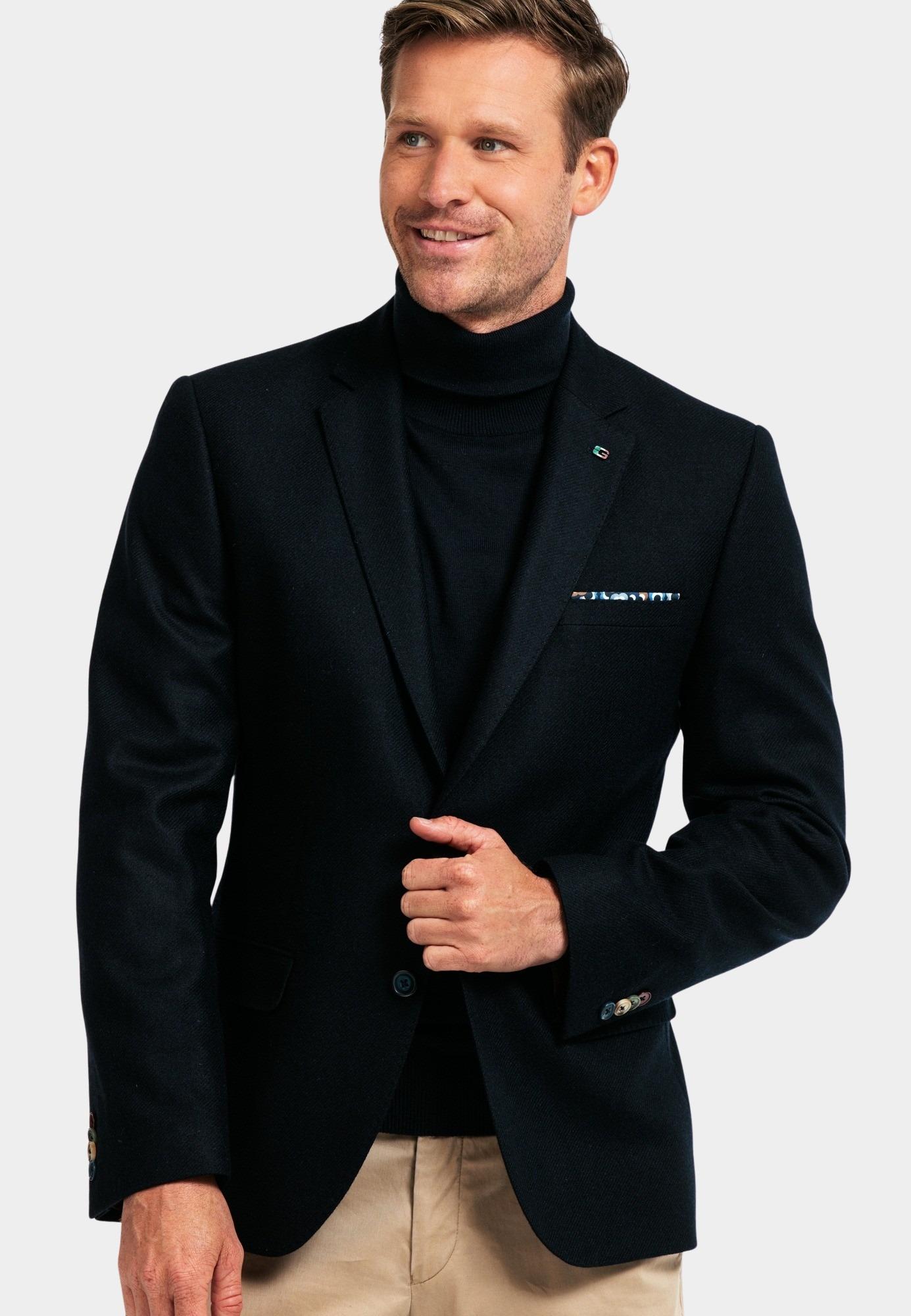 Giordano Blazer Blauw Blazer Robert Wool Mix 422610/60