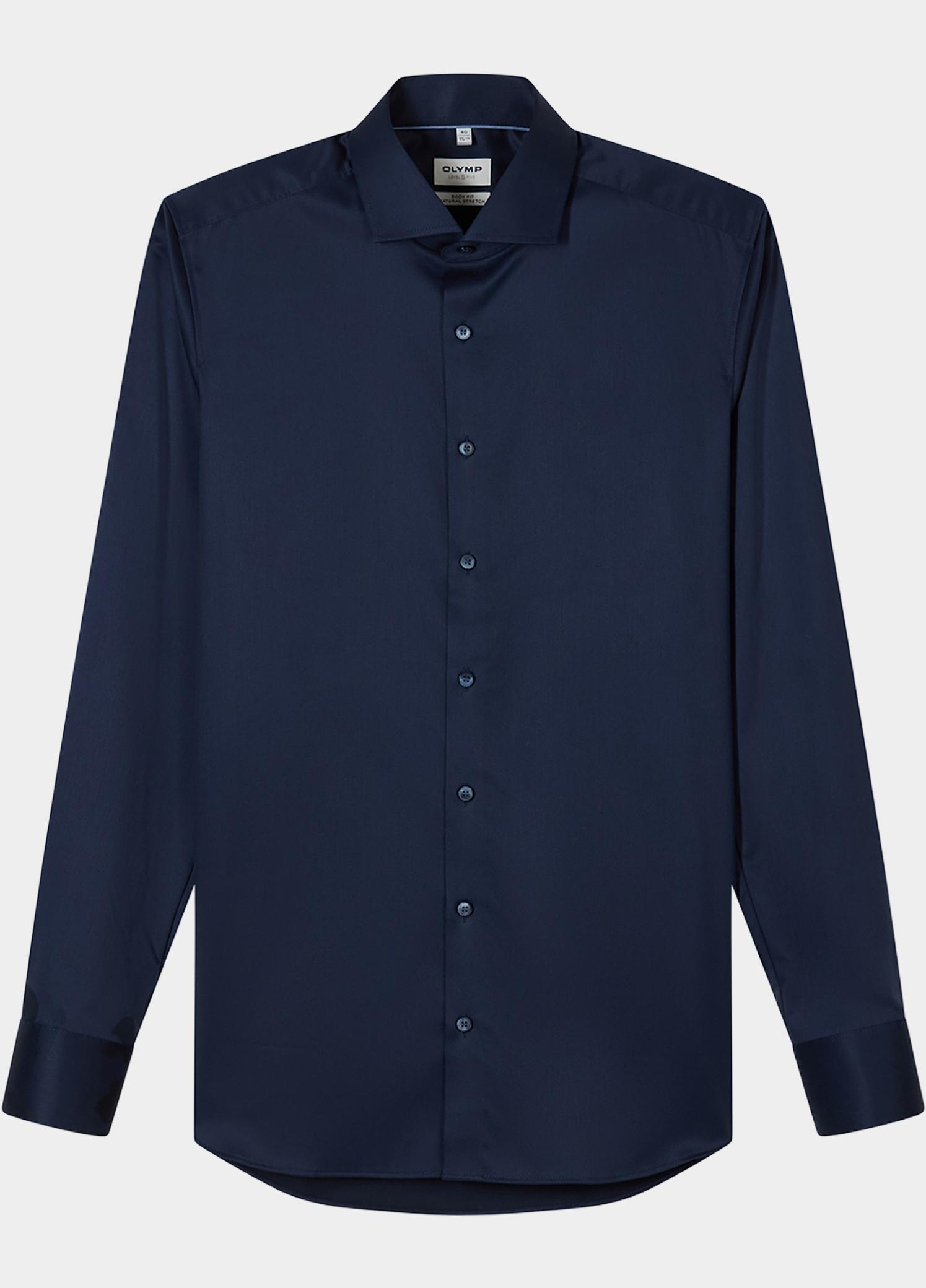 Olymp Zakelijk overhemd heren Blauw Level Five 206084/18