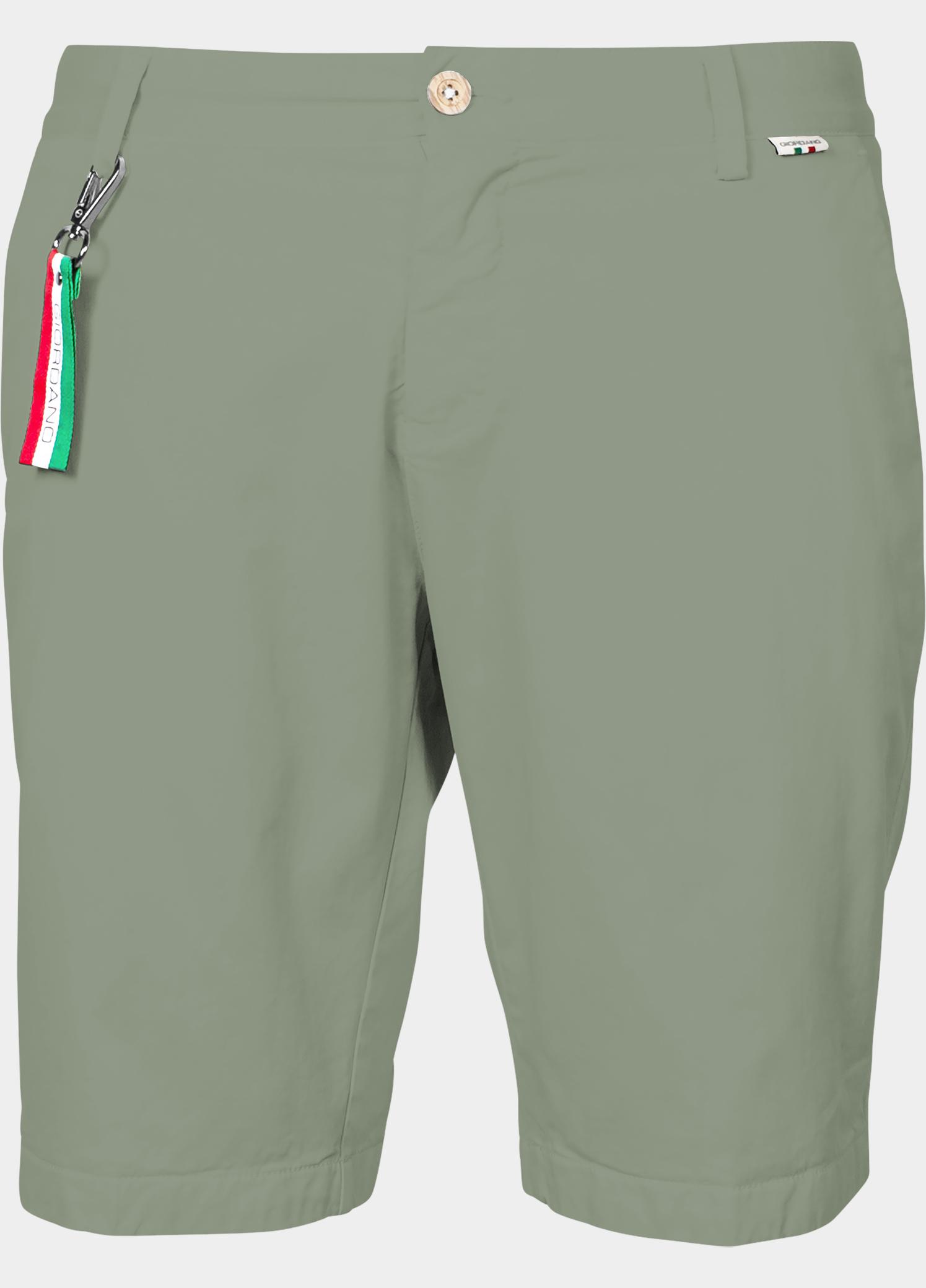 Giordano Korte Broek heren Groen Stockholm Short Garment Dyed 411115/76