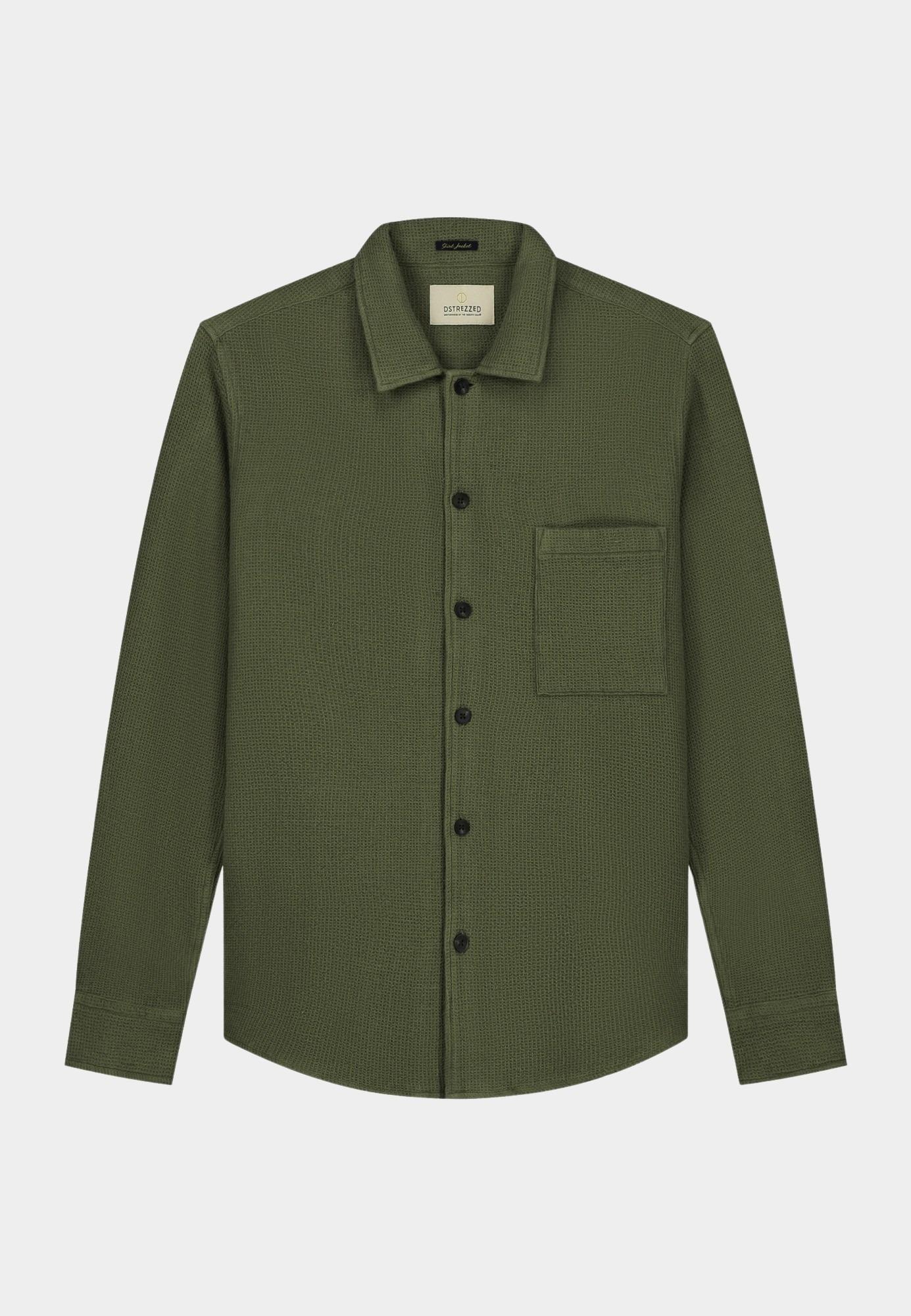 Dstrezzed Casual hemd lange mouw Groen Daniel shirt 303852/557