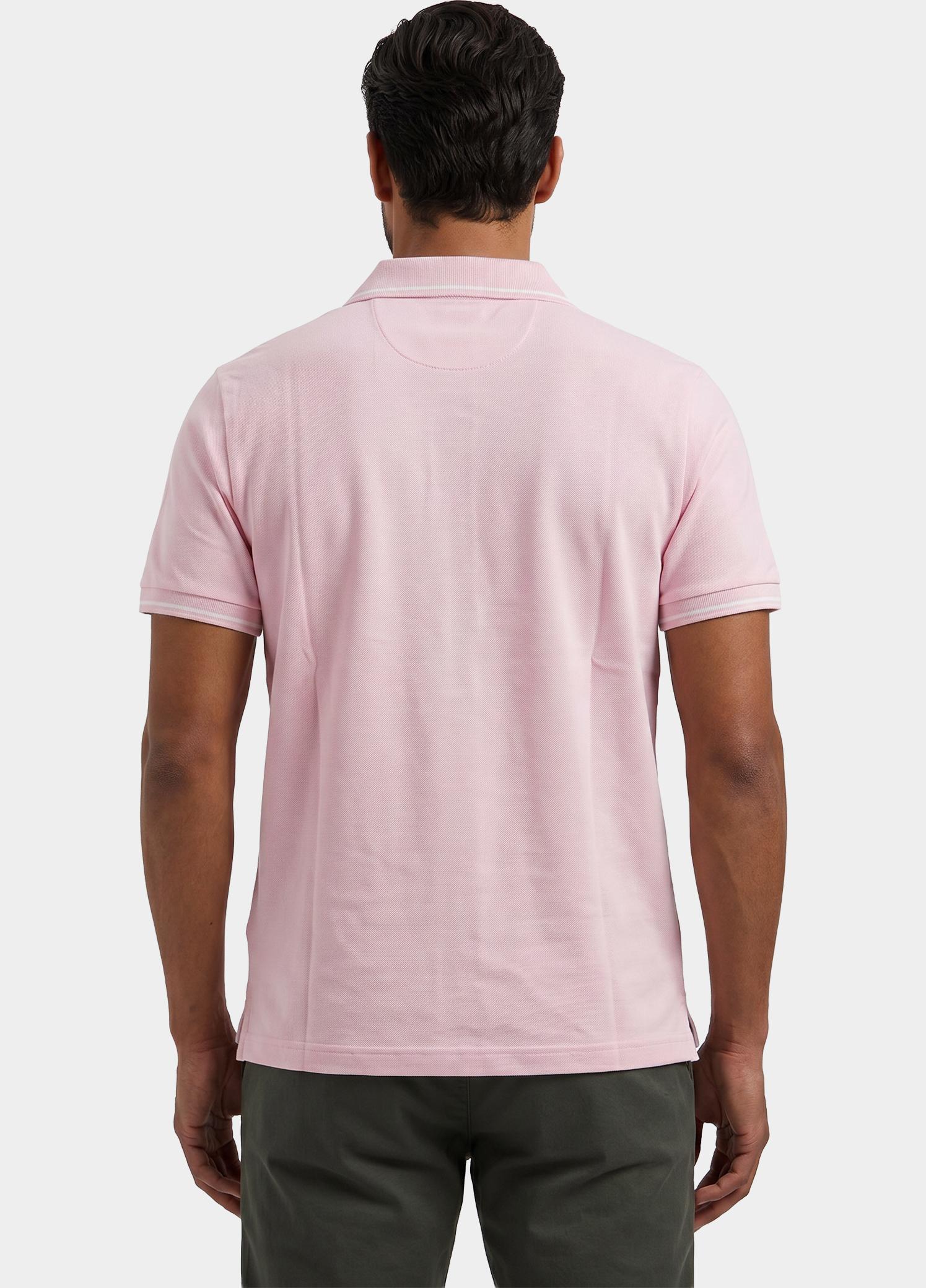 Gant Polo heren Roze Tipped Piqué Polo Shirt 2062034/637