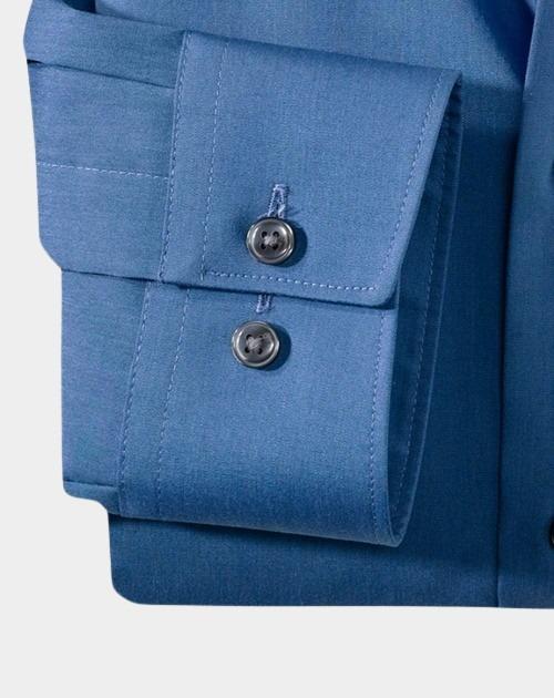 Olymp Business hemd lange mouw Blauw Luxor 030464/96