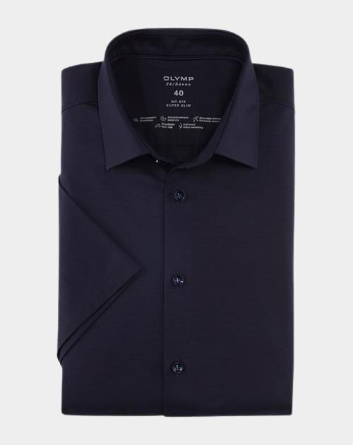 Olymp Business hemd korte mouw Blauw 2503/72 Hemden 250372/18