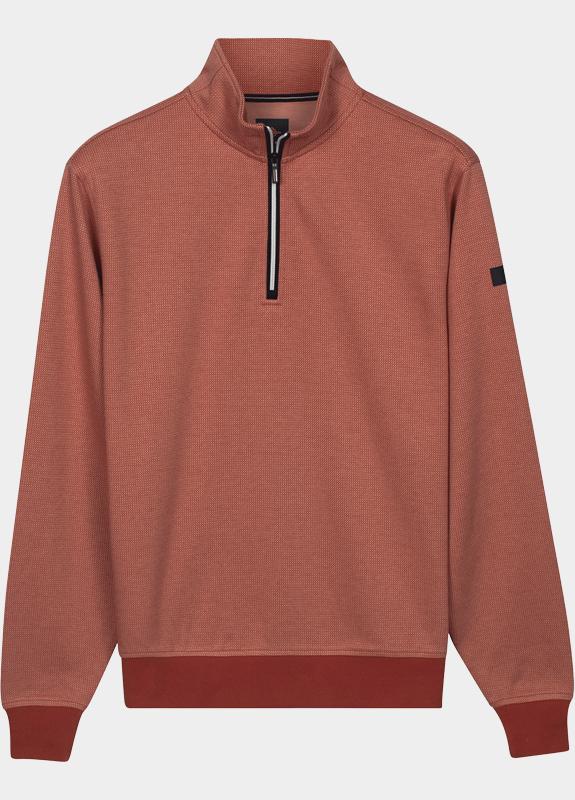 Baileys half zip sweater heren Rood Sweatshirt 1/2 Zip  y/d Jacqu 613149/32