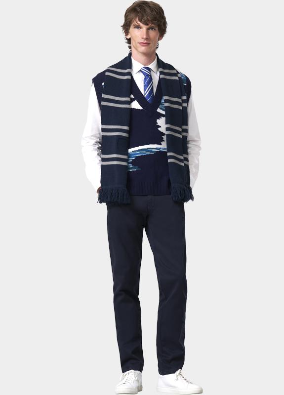 Meyer Chino Blauw NEW YORK Art.2-5617 1242561700/18