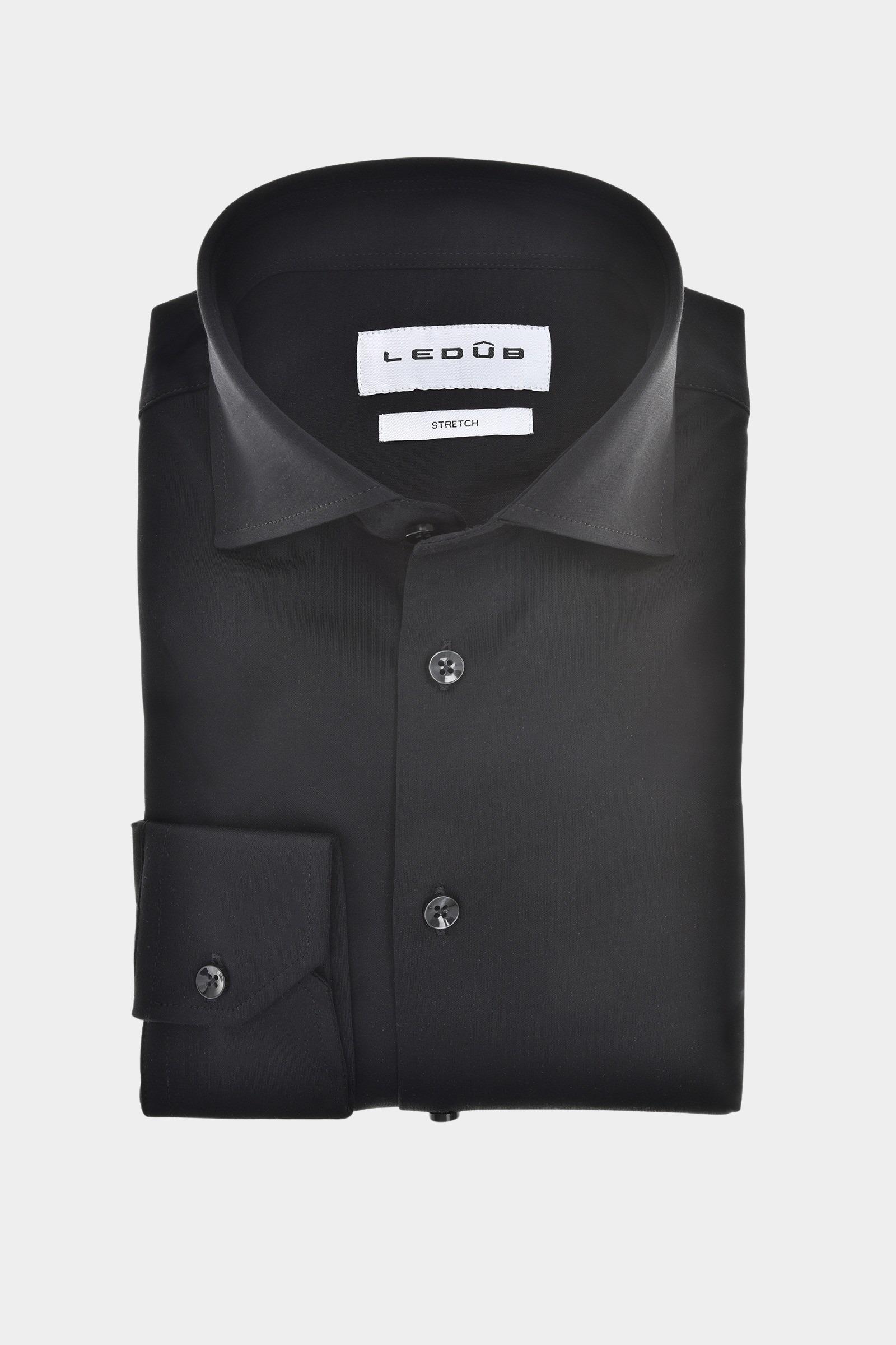 Ledub Business hemd lange mouw Zwart MFN5 0143116/290-000-000