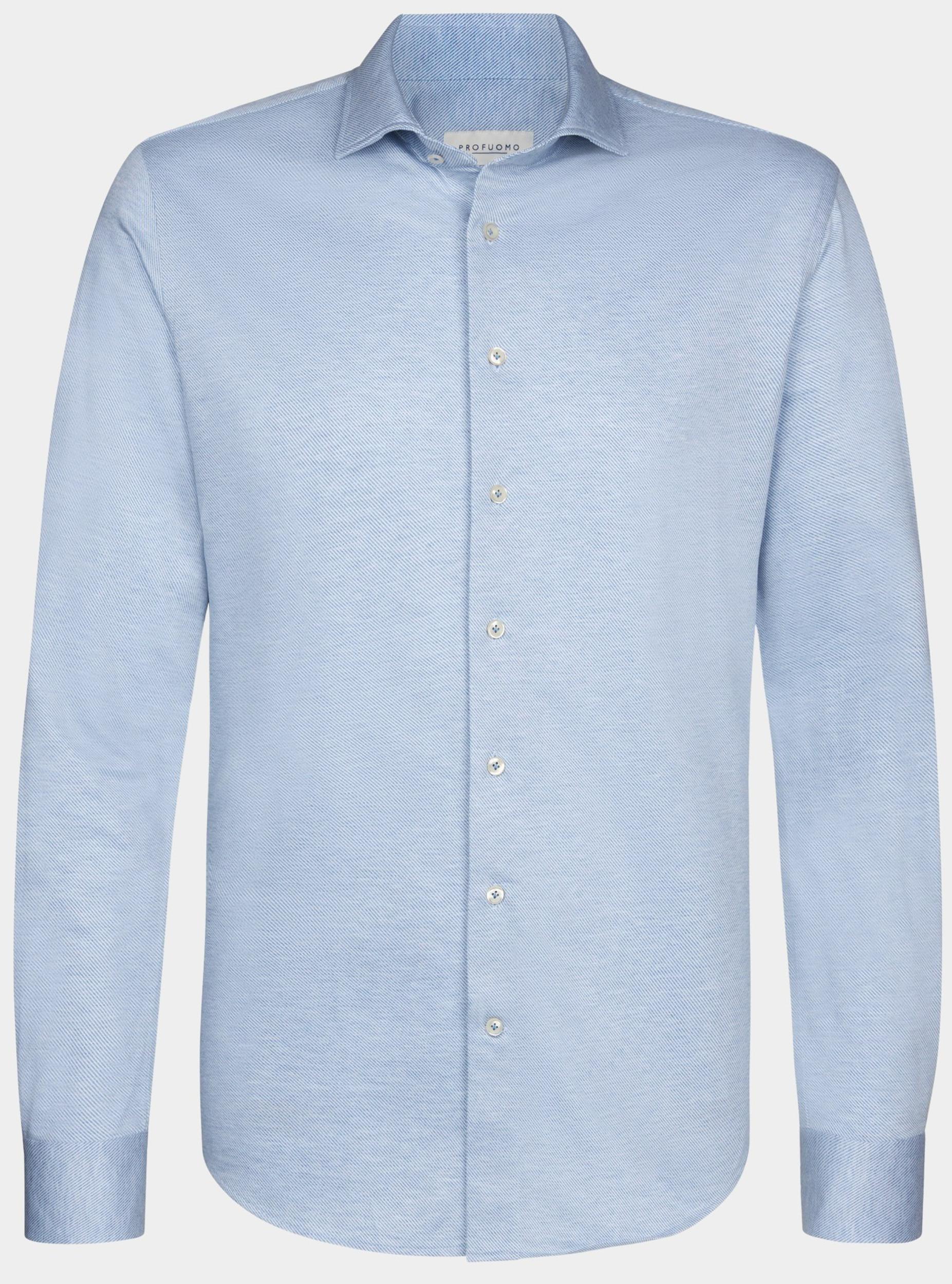 Profuomo Business hemd lange mouw Blauw  PPVH30011B/M