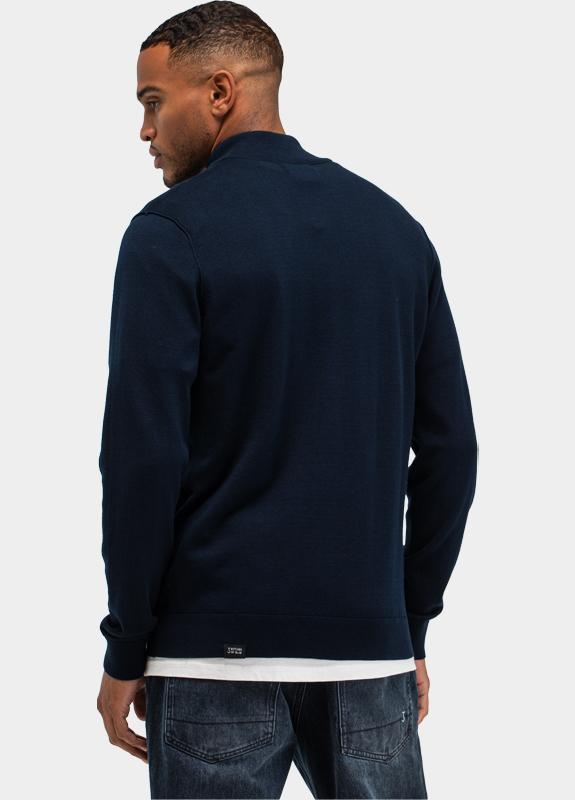Butcher of Blue Half Zip Blauw Clifden Co M2616013/890