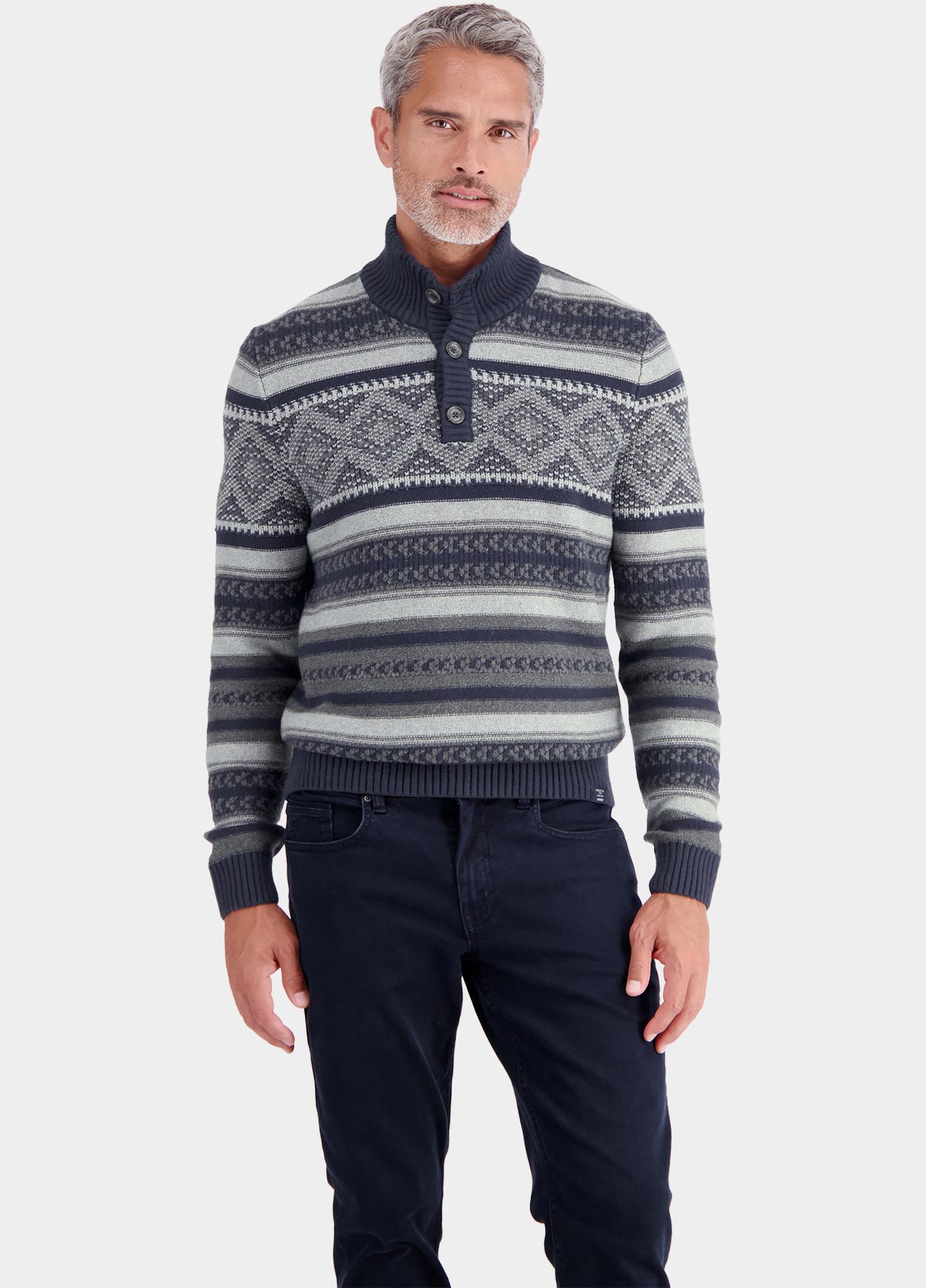 Lerros Polo lange mouwen heren Blauw  26O5471/485