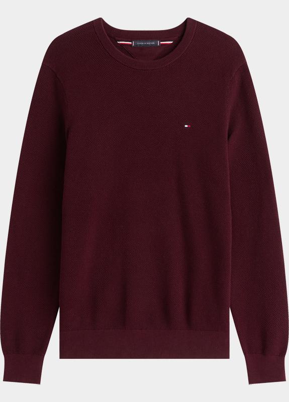 Tommy Hilfiger Pullover Rood ESSENTIAL STRUCTURE CREW NECK MW0MW36347/XIH