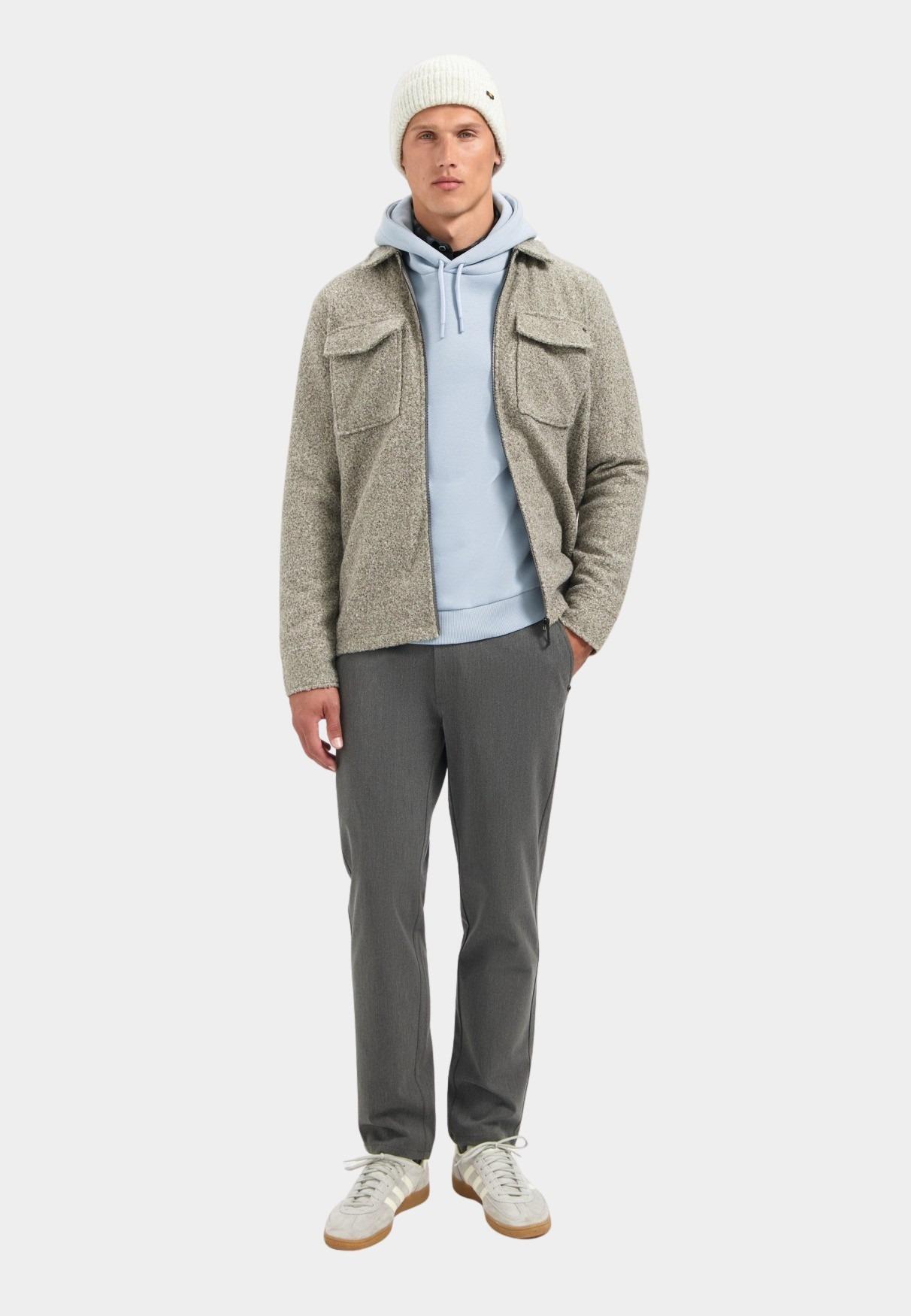 No Excess Hoodie Blauw Sweater Hooded Brushed 29130850/138