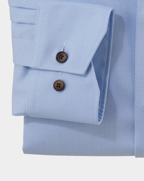 Olymp Business hemd lange mouw Blauw 120774-Hemden 120774/11