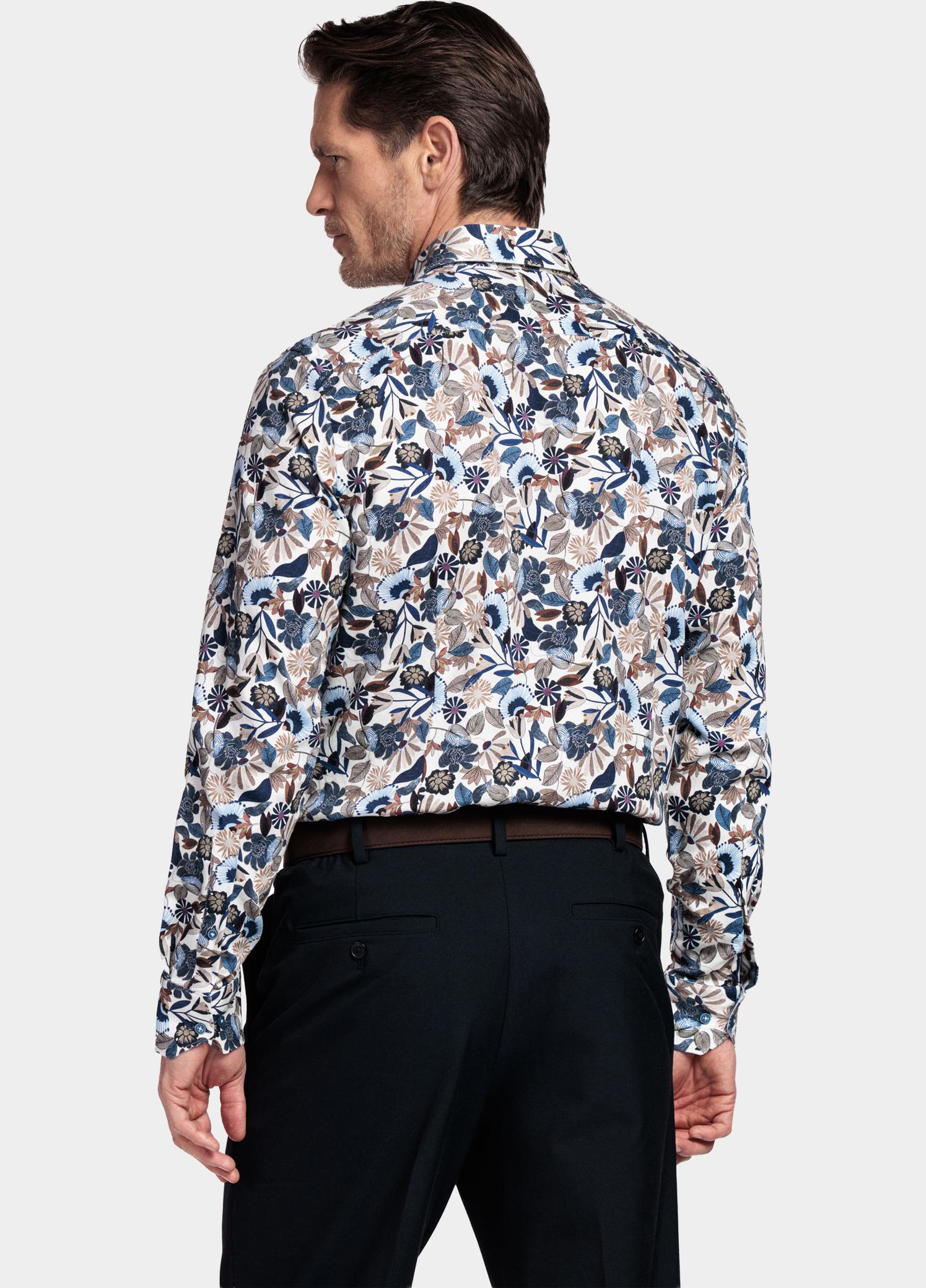 Giordano Overhemd heren Blauw Belmonte Long Sleeve Button U 617885/60