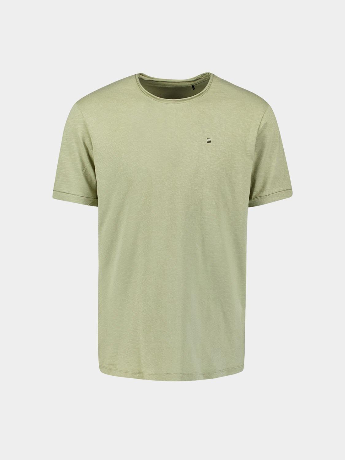 No Excess T-shirt korte mouw Groen T-Shirt Crewneck Slub 29360702SN/197