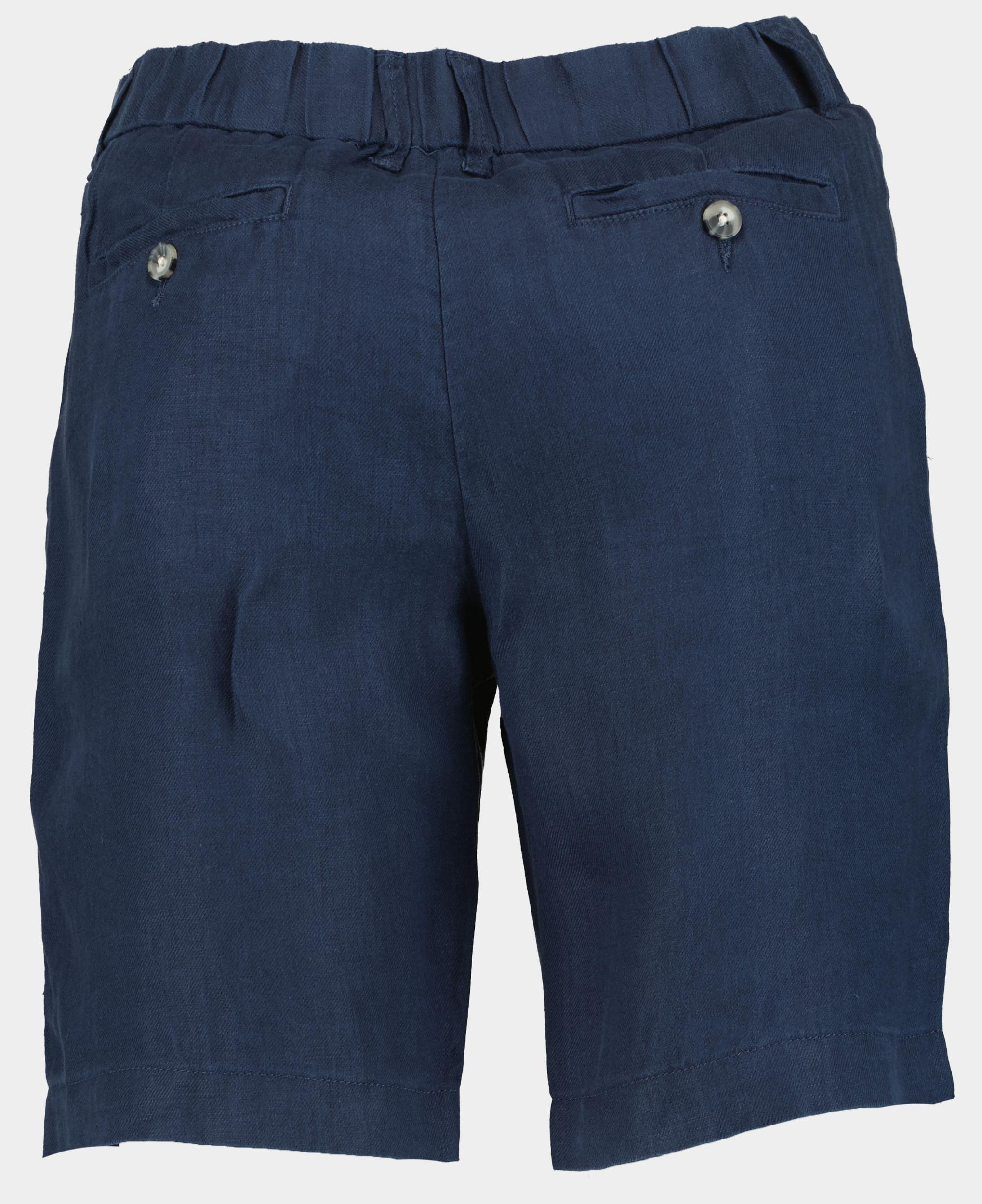 Blue Coast Korte Broek Blauw 100% linnen 502/0018