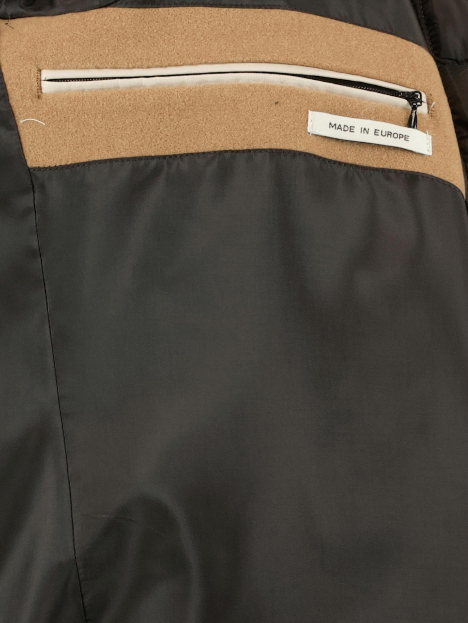 Mario Fiorenzo Wollen Jas Beige Wollen jas HansNY 9084/1