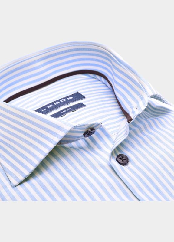 Ledub Business hemd lange mouw Blauw  0142005/140-680-000