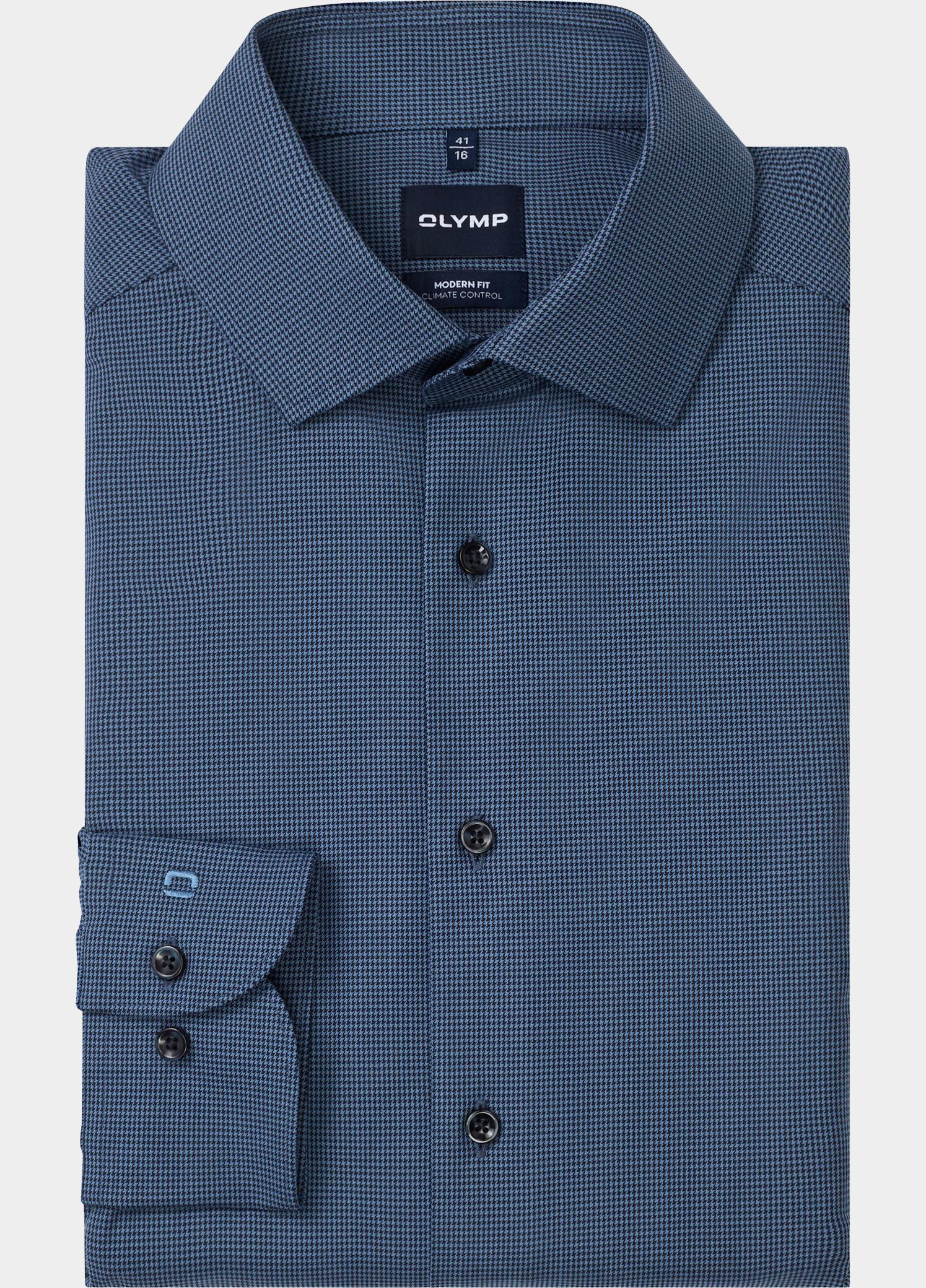Olymp Overhemd extra lange mouw Blauw Luxor CC mf D.2157 o.T. 139429/13