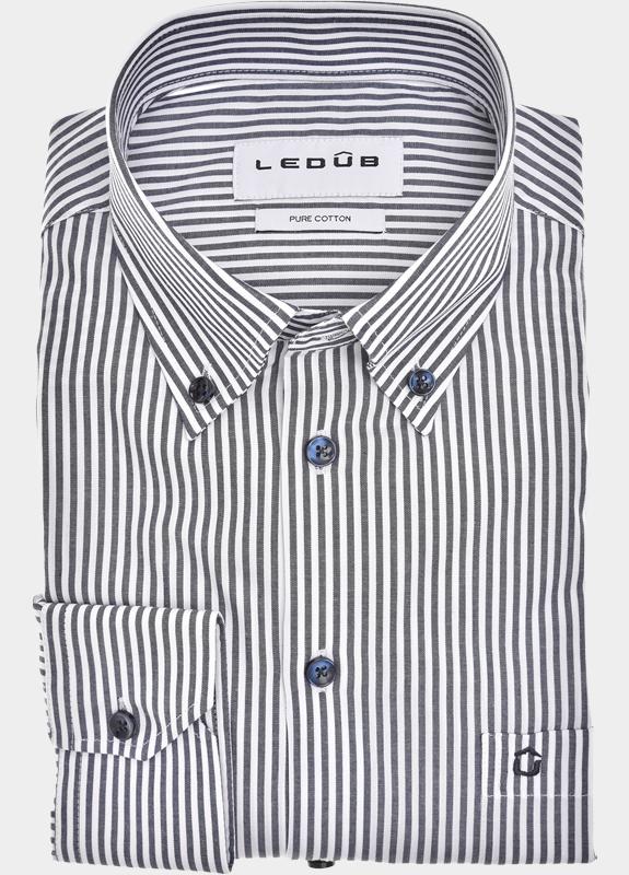 Ledub Business hemd lange mouw Blauw  0702101/190-000-000