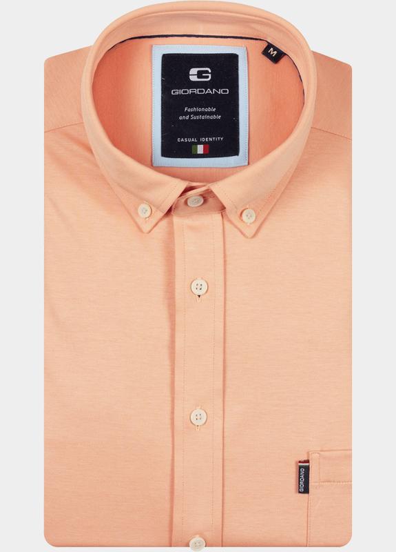 Giordano Overhemd heren Roze Dino Long Sleeve Button Down 617078/31