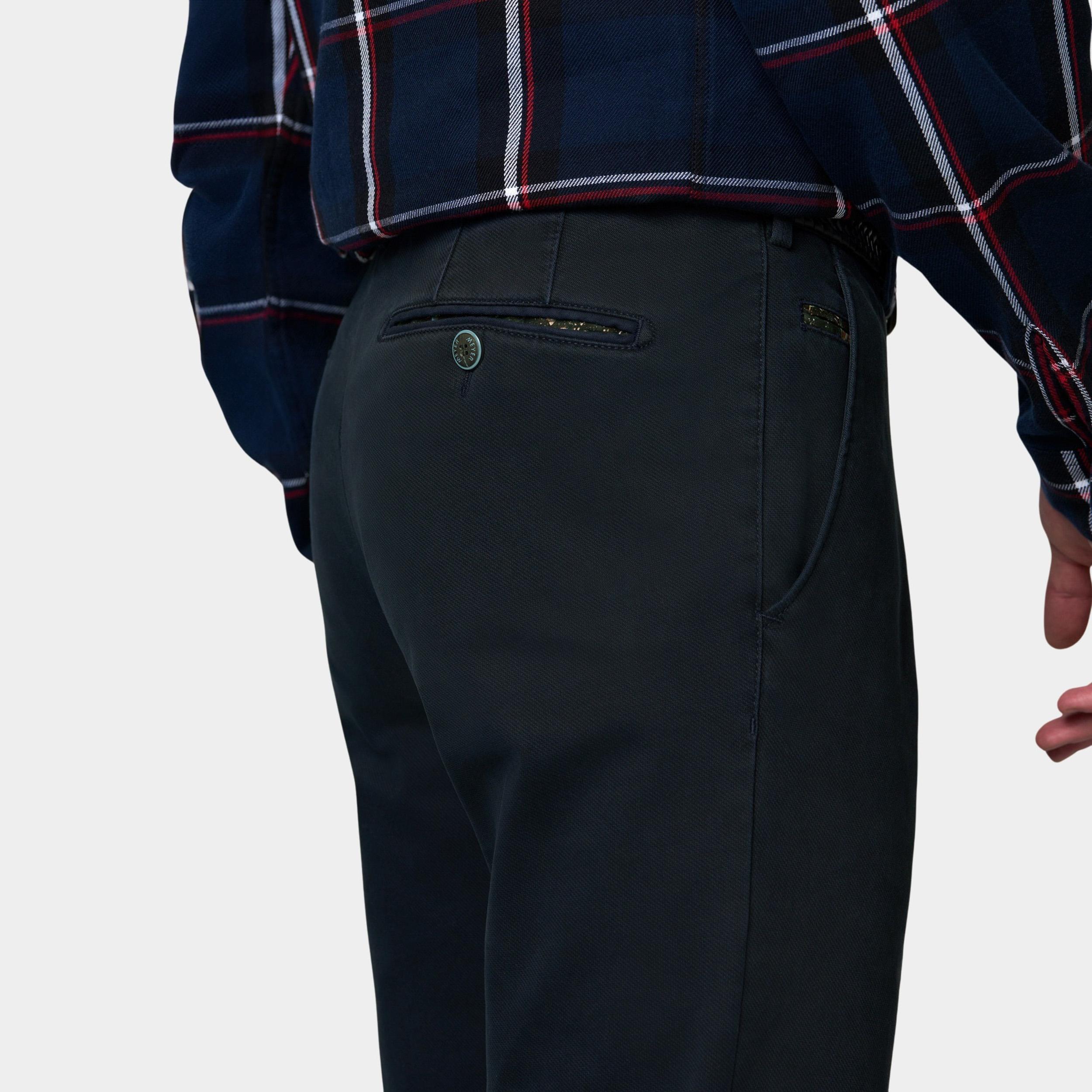 Meyer Katoenen Broek Blauw BONN Art.2-5613 1022561300/17