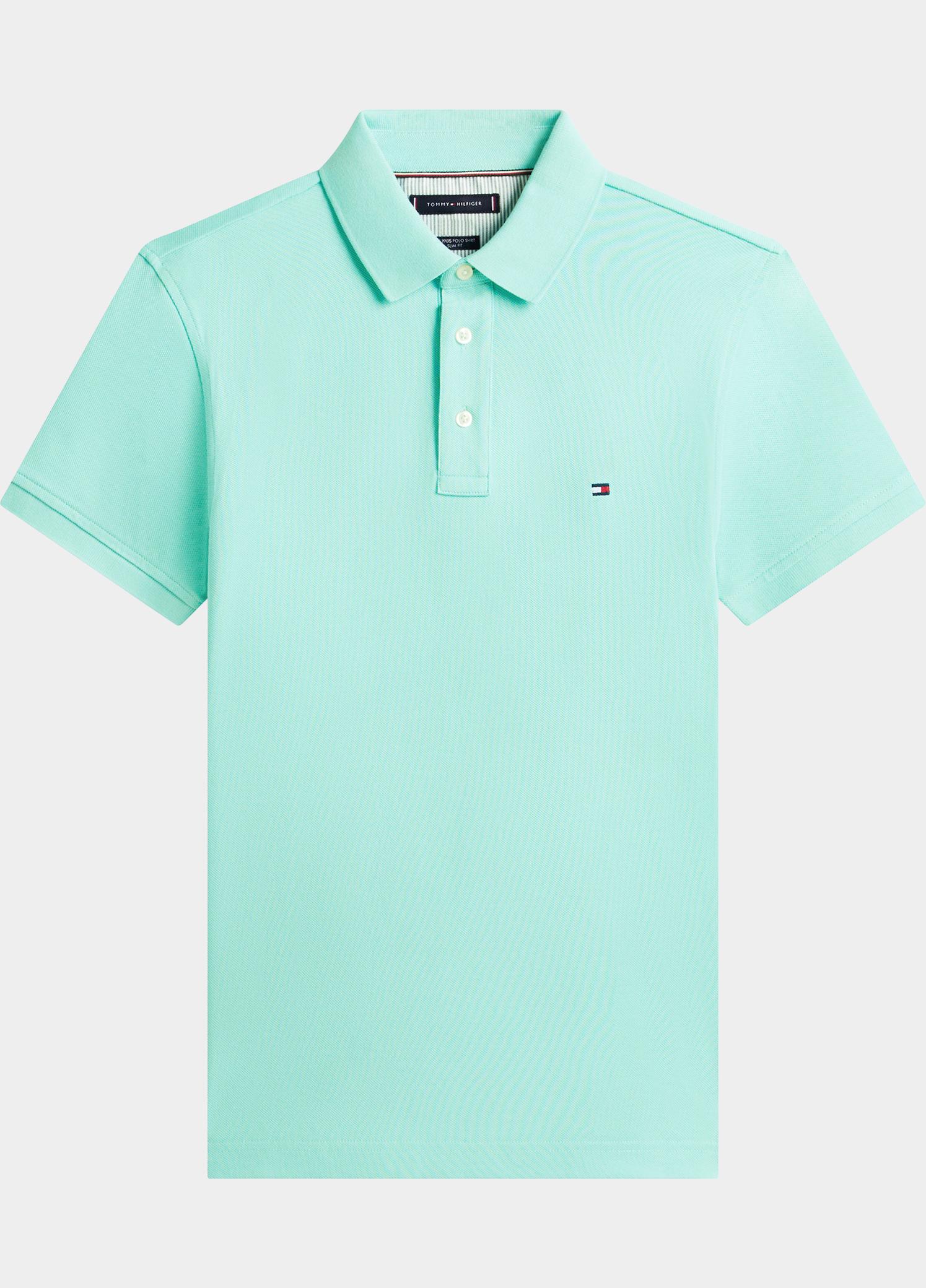 Tommy Hilfiger Polo heren Groen 1985 Slim Polo MW0MW17771/CSR