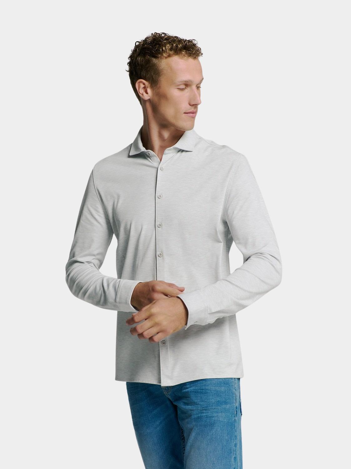 No Excess Casual hemd lange mouw Grijs  27410180/017