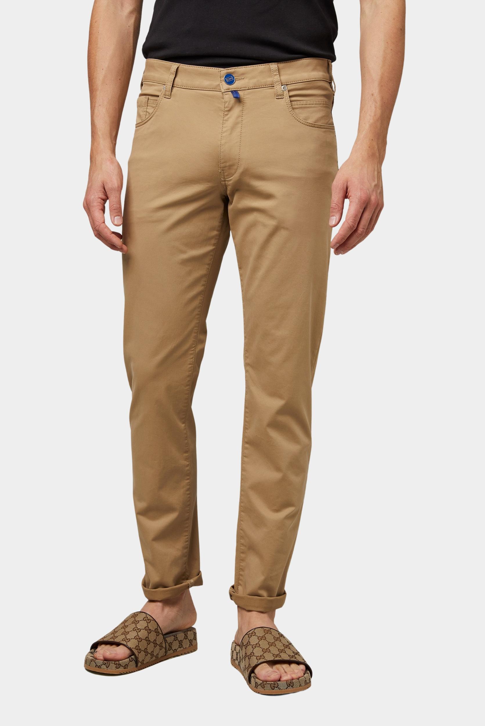 Meyer Katoenen Broek Bruin SLIM Art.9-6172 3619617200/43