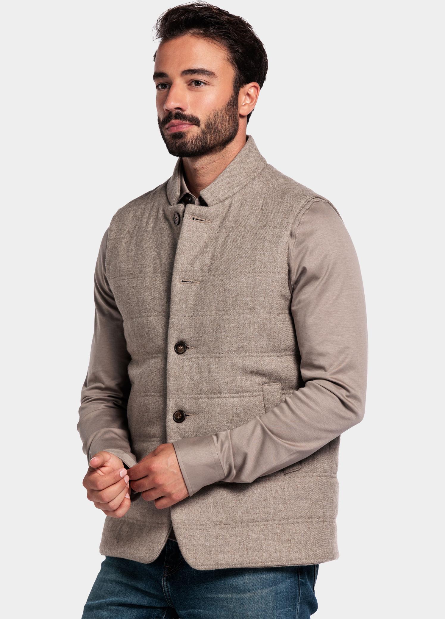 Giordano Bodywarmer Wit Owen Bodywarmer Luxury Wool T 522551/81