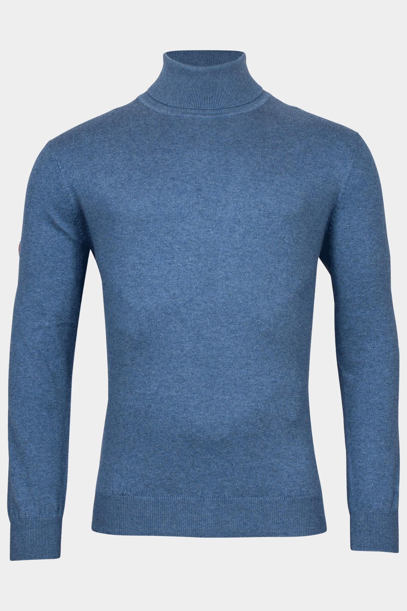 Baileys Coltrui Blauw High Neck Pullover  12gg sing 320085/636