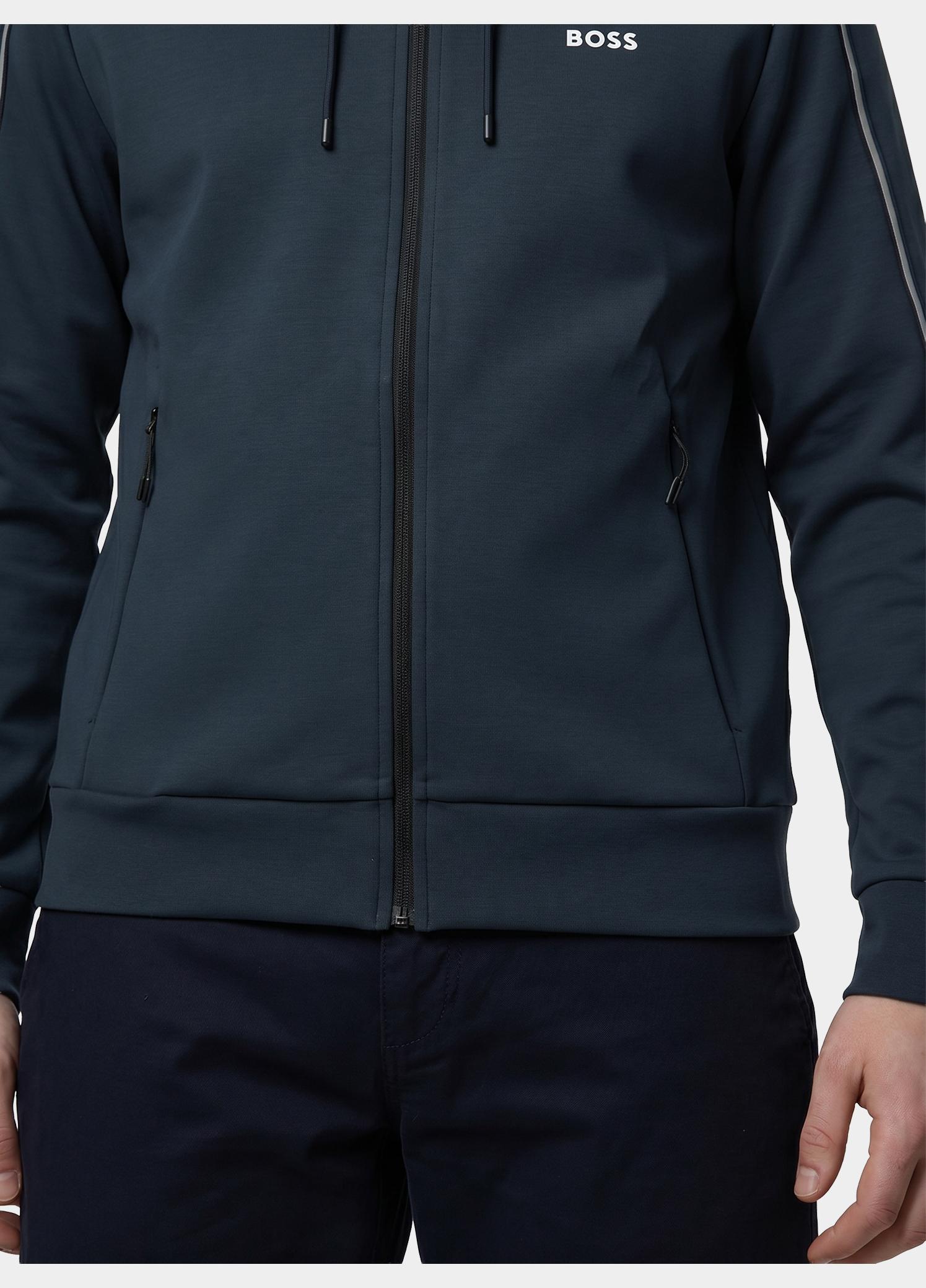 BOSS Green sweatvest heren Blauw Saggy 1 10263369 01 50523912/402