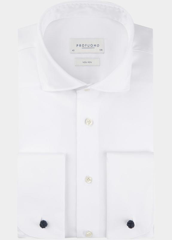 Profuomo Zakelijk overhemd heren Wit  PP2H00014/A