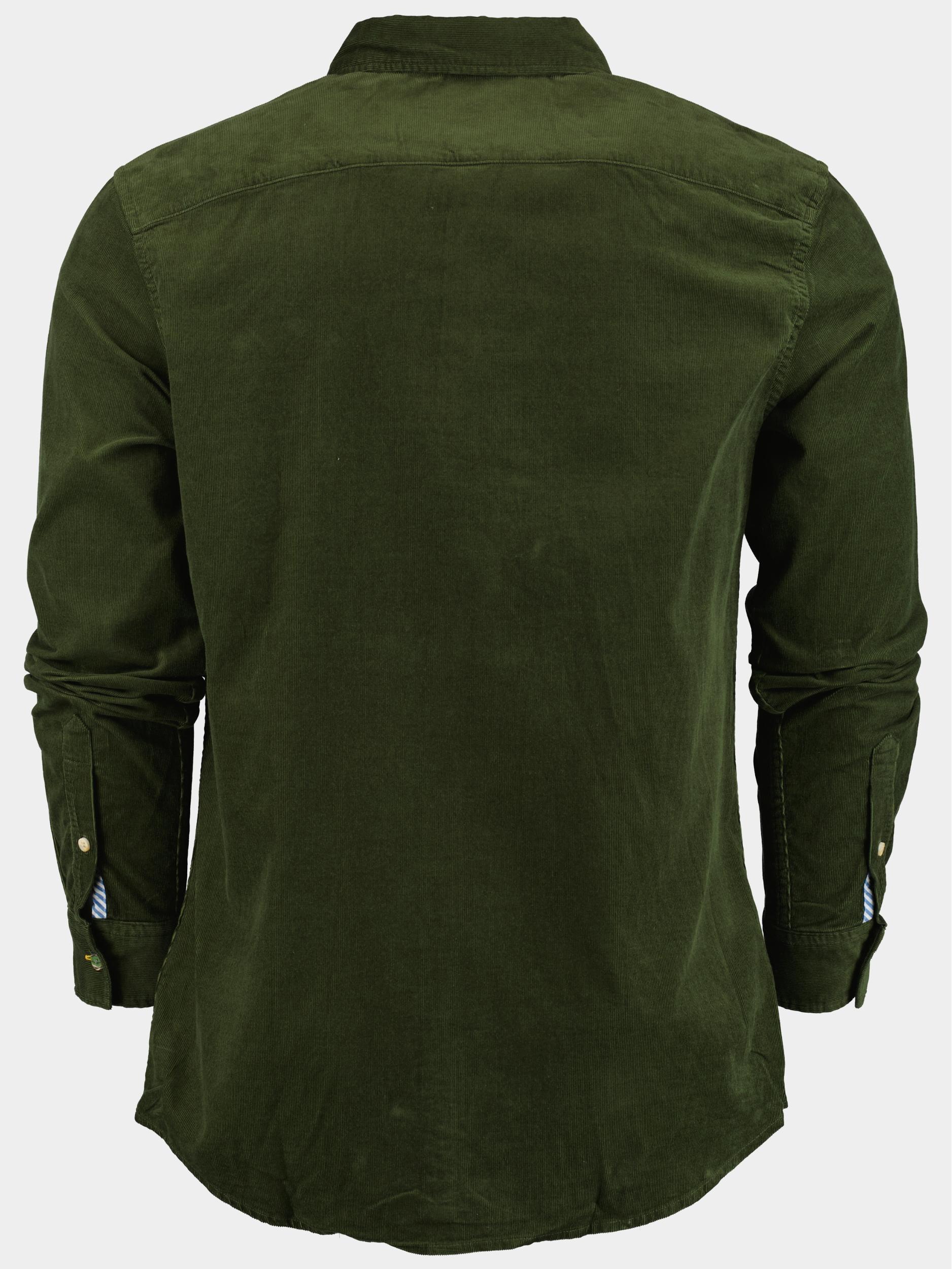 Scotch & Soda Casual hemd lange mouw Groen Fine corduroy shirt - slim fit 173080/4876
