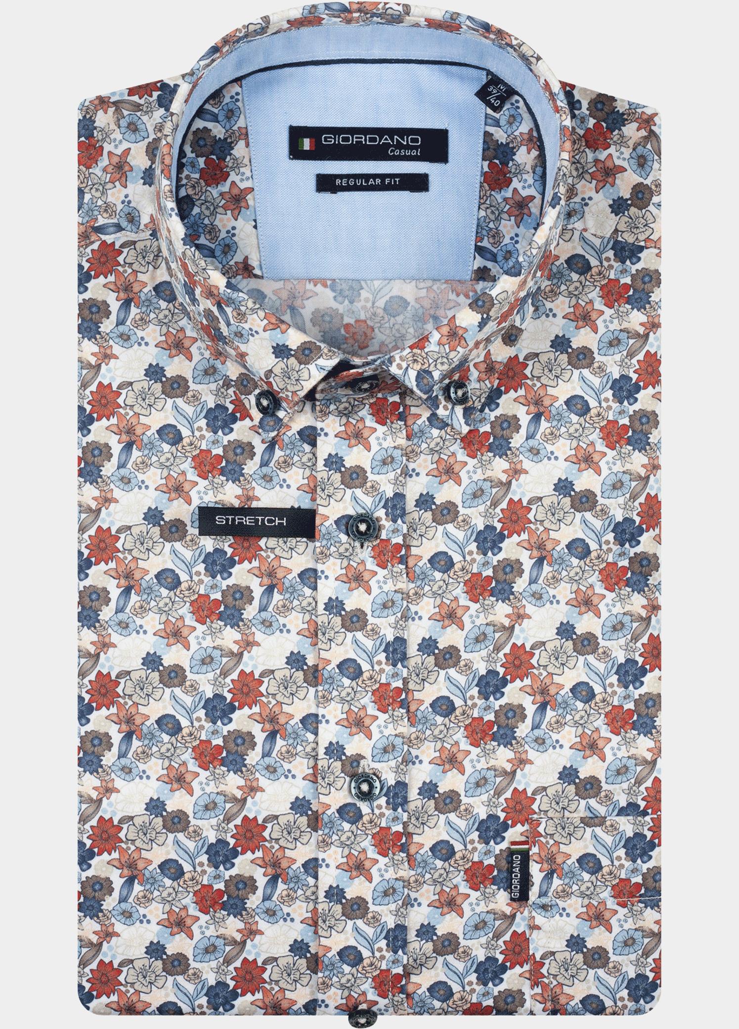 Giordano Overhemd heren Rood Ivy Long Sleeve Button Down S 617033/30