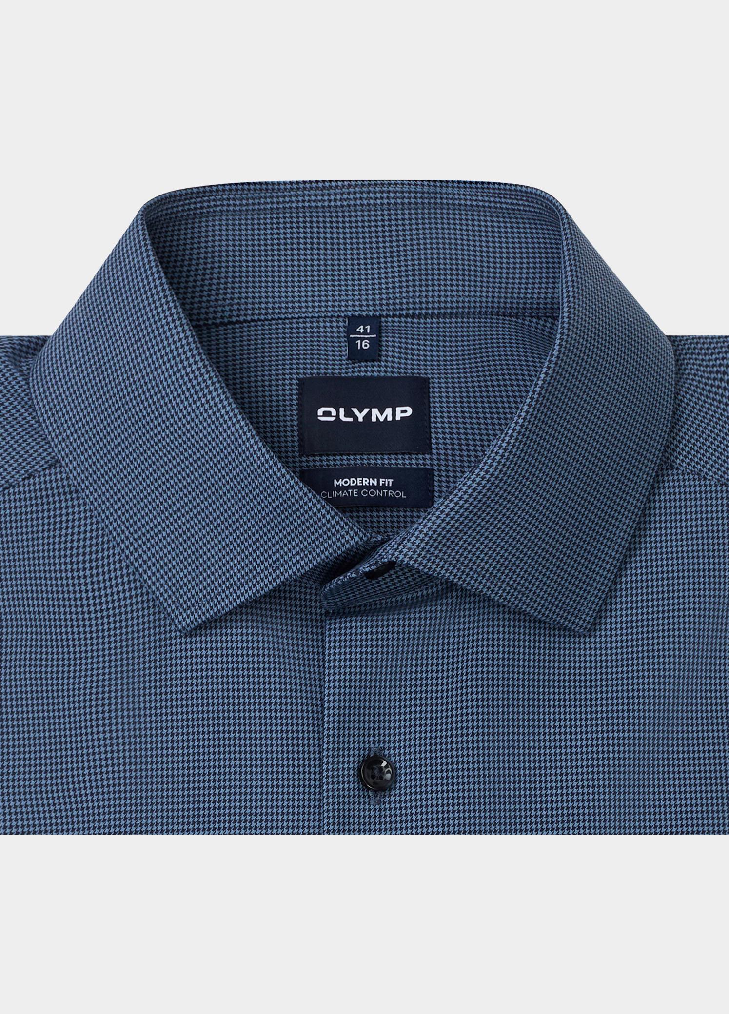 Olymp Overhemd extra lange mouw Blauw Luxor CC mf D.2157 o.T. 139429/13