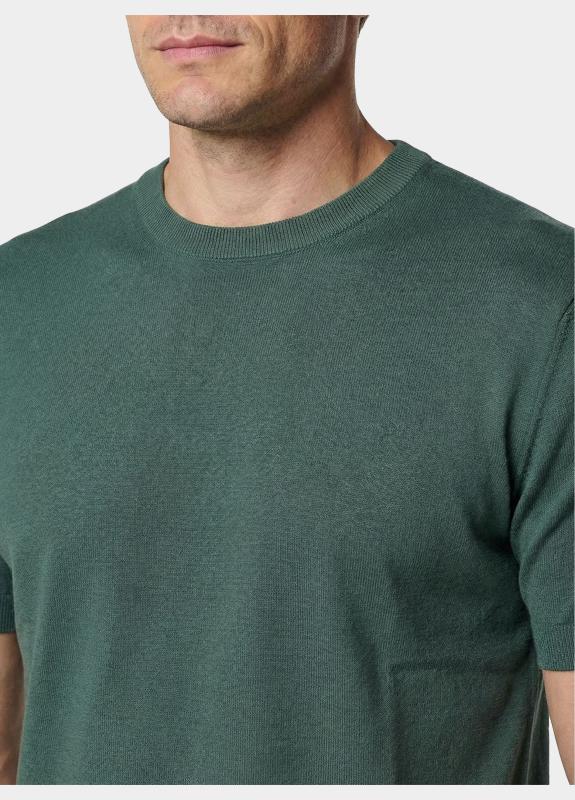 Born With Appetite T-shirt heren Grijs Wake Knitted T-shirt Ss BWA00006WA35/9512